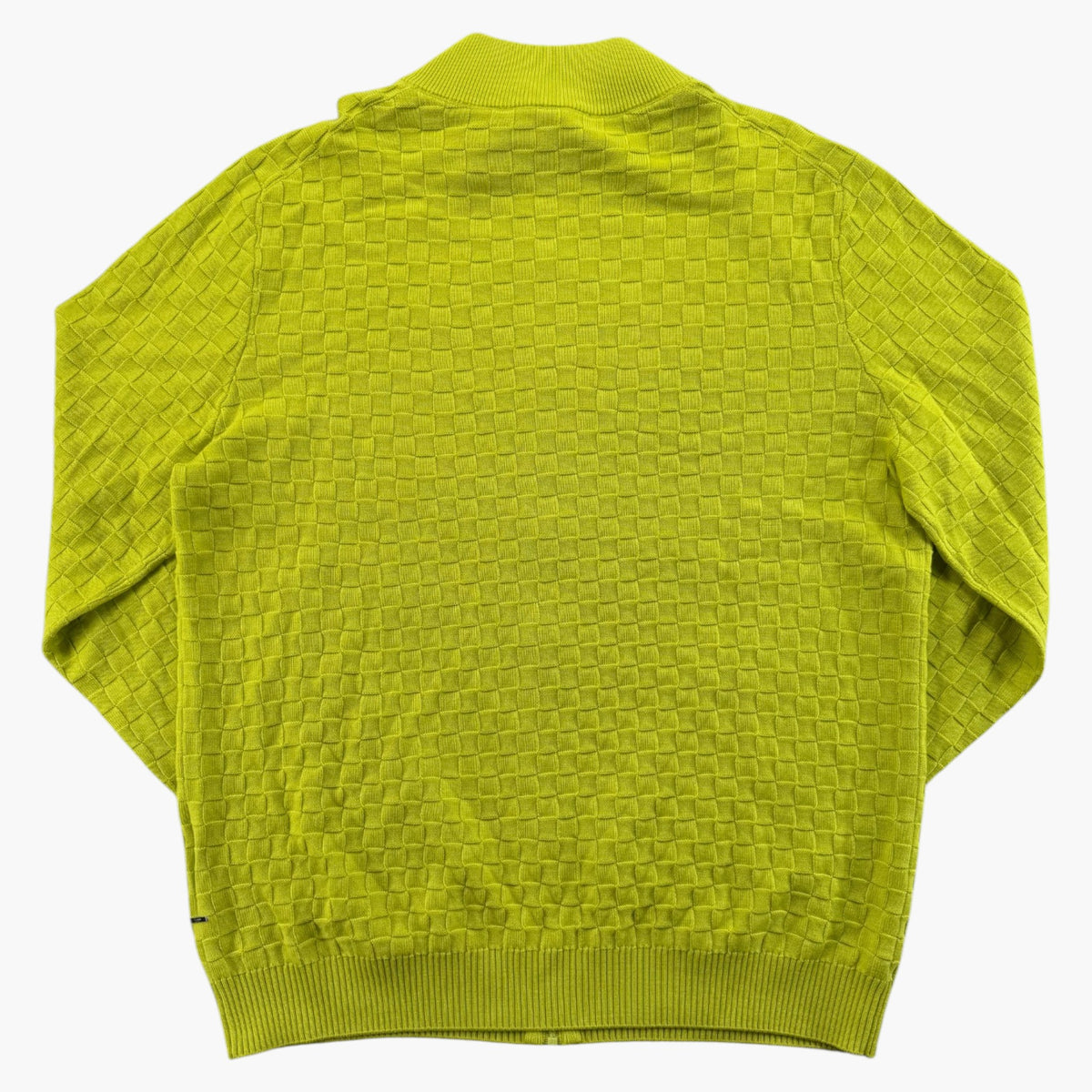 Louis Vuitton Lime Damier Knit Zip Up