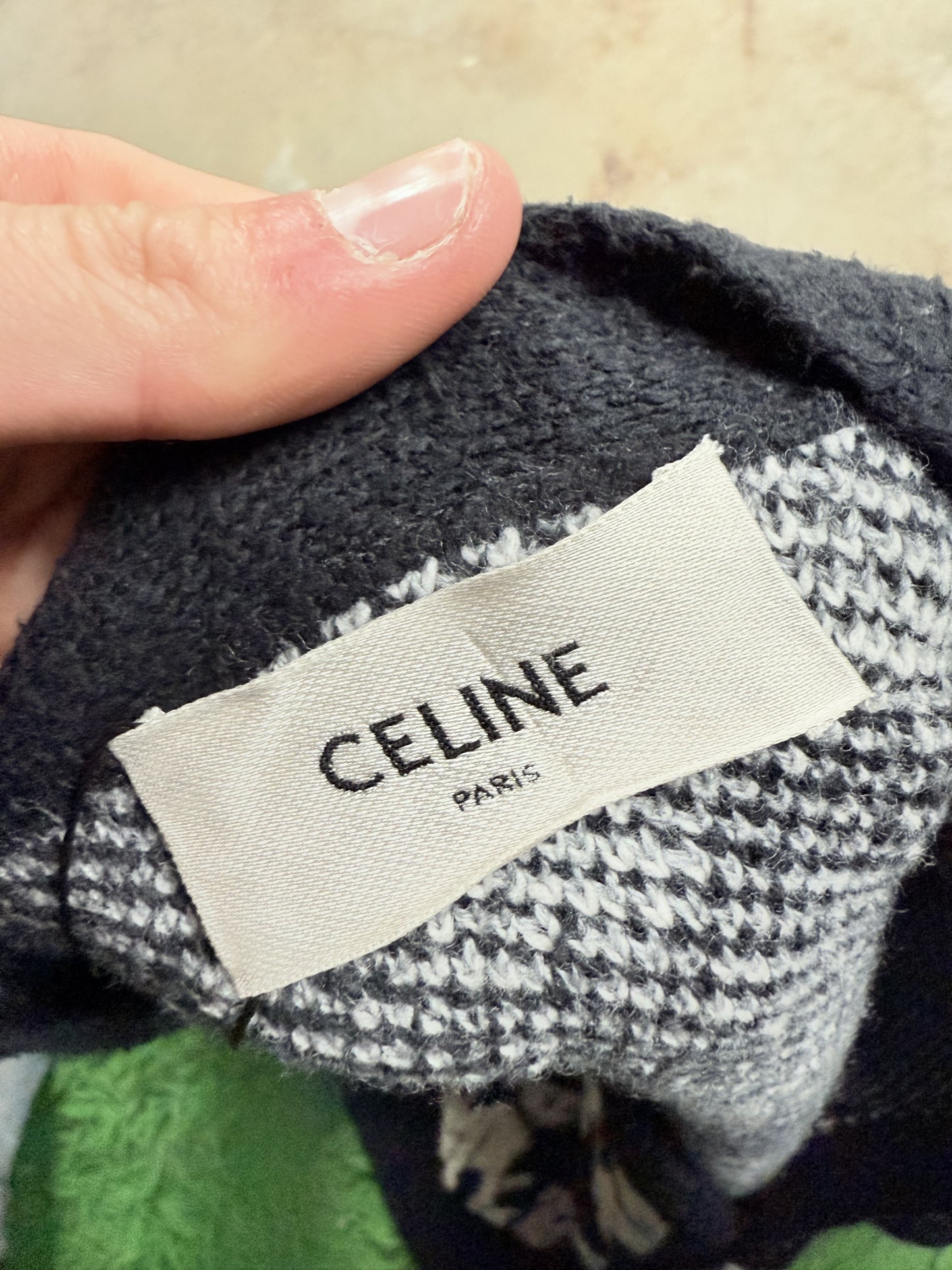 Celine Dog Cardigan Used Small