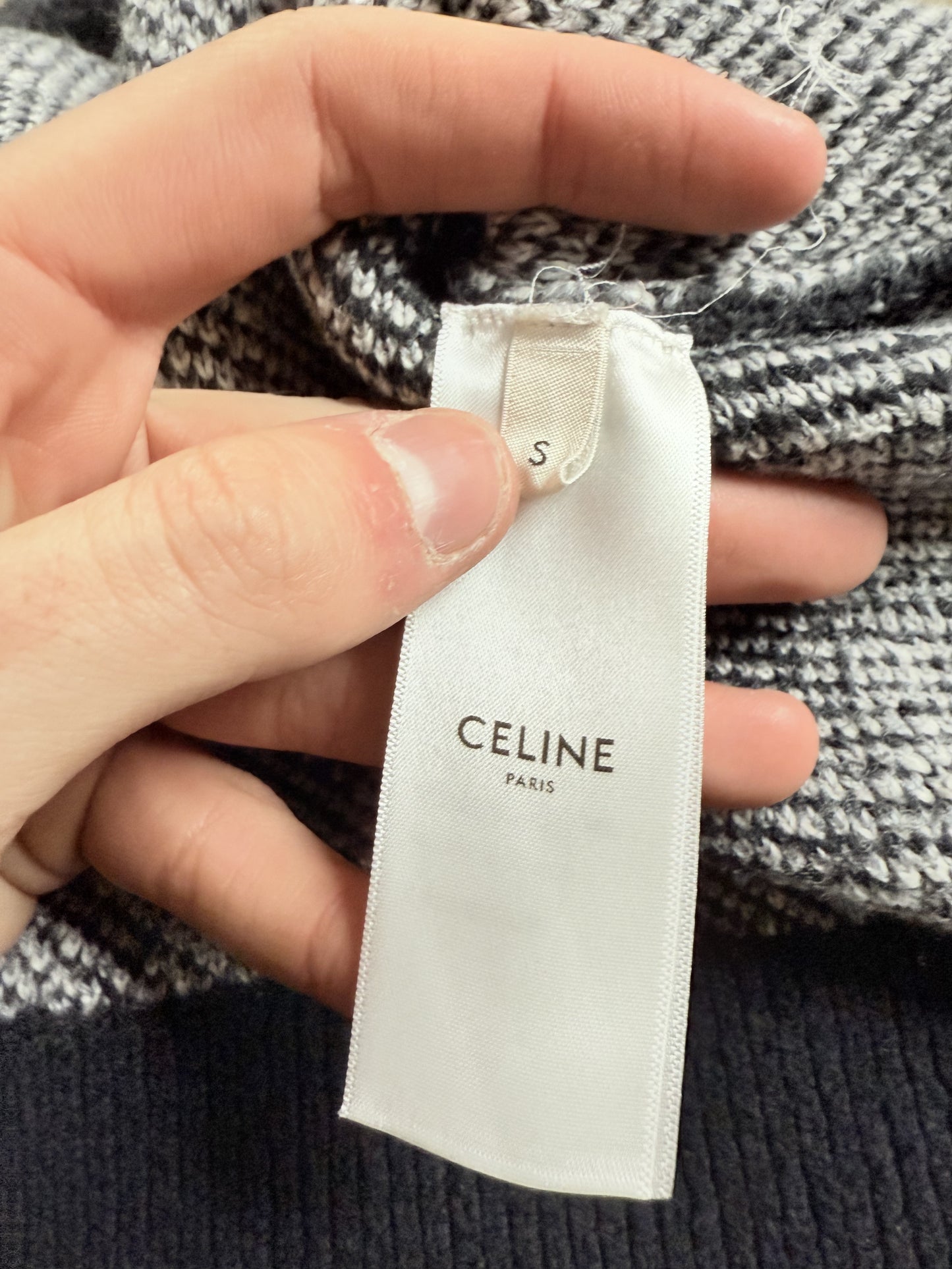 Celine Dog Cardigan Used Small