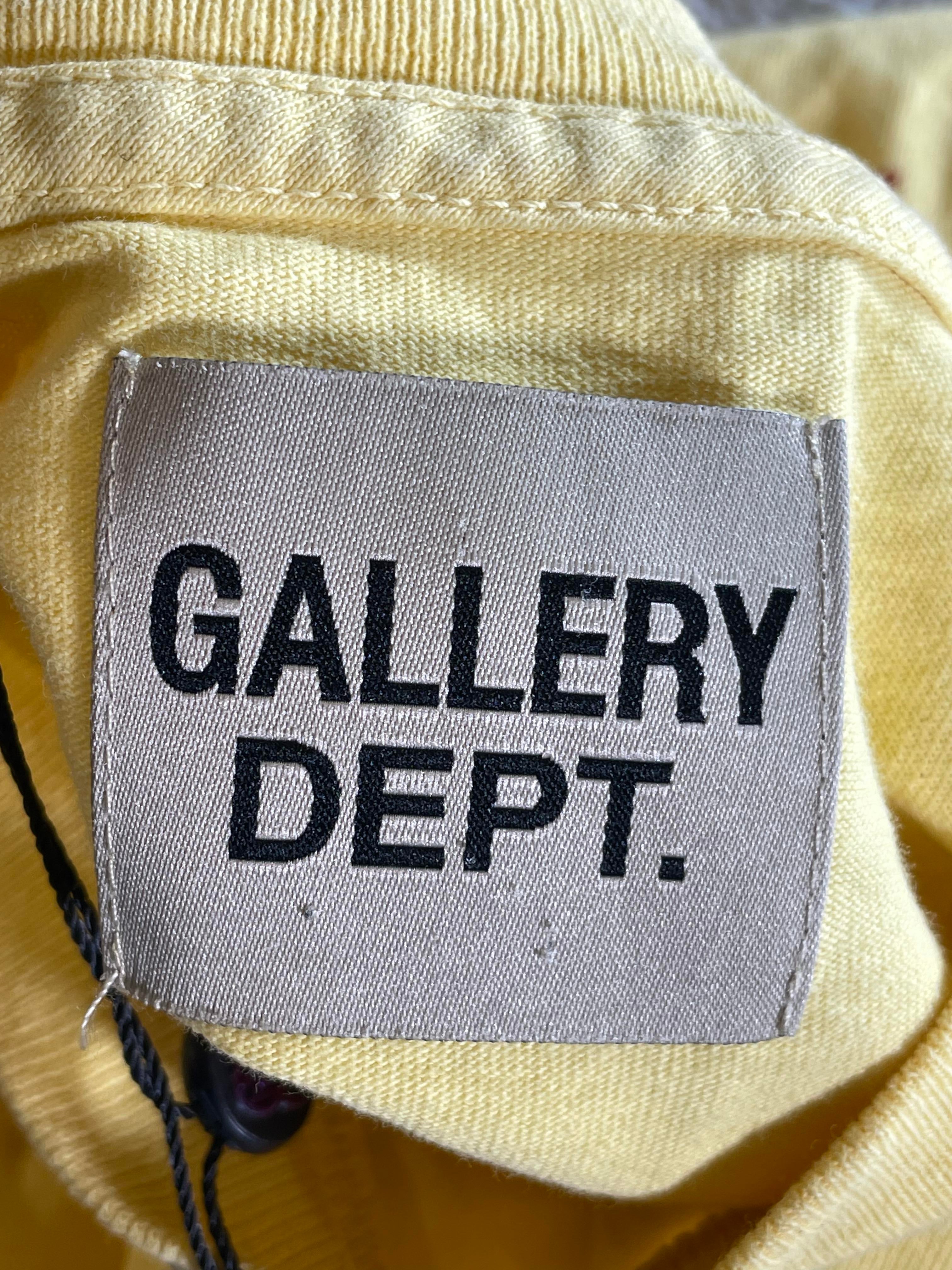 Gallery Dept ATK Yellow & Red Tee