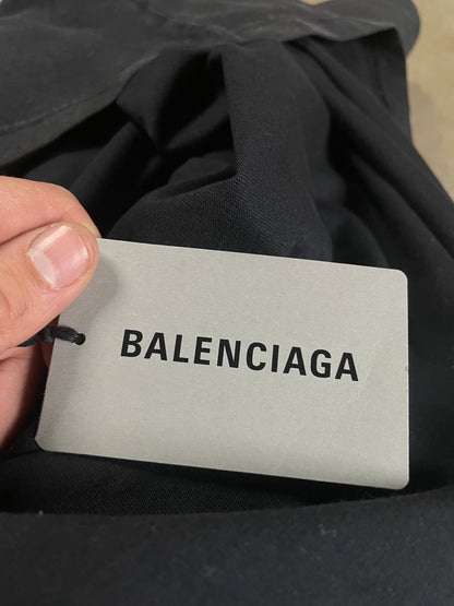 Balenciaga Cross Out Tee Faded Black New 1 (Fits Oversized Small) With Tags