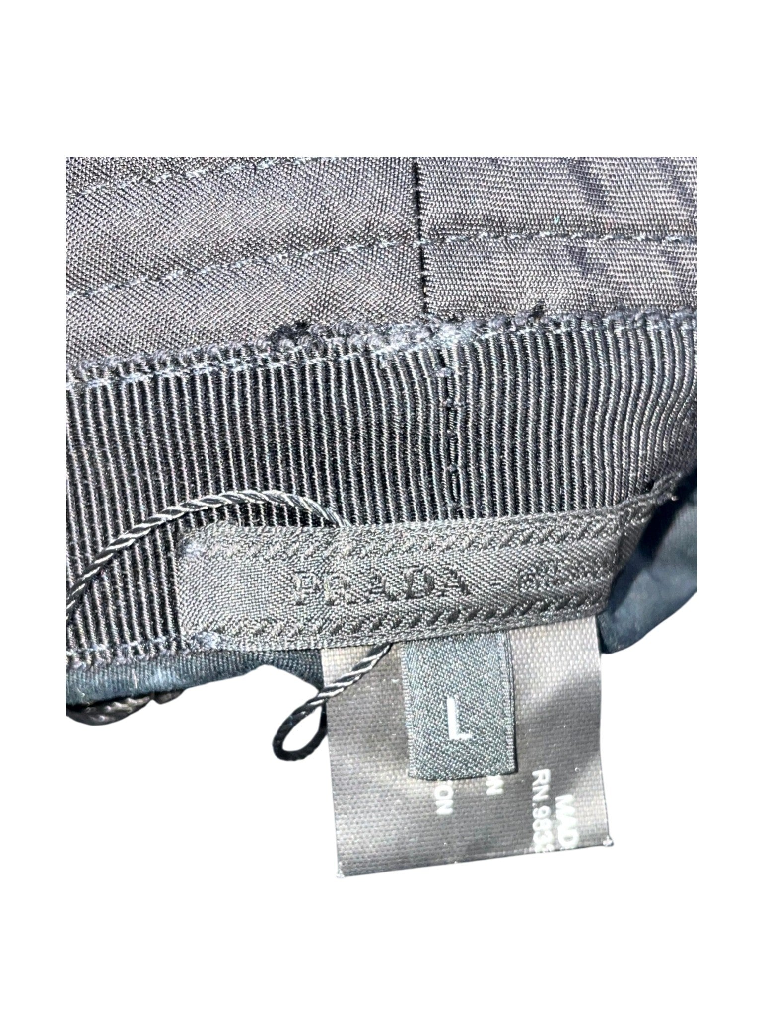 Prada All Over Bucket Black & Multicolor Hat