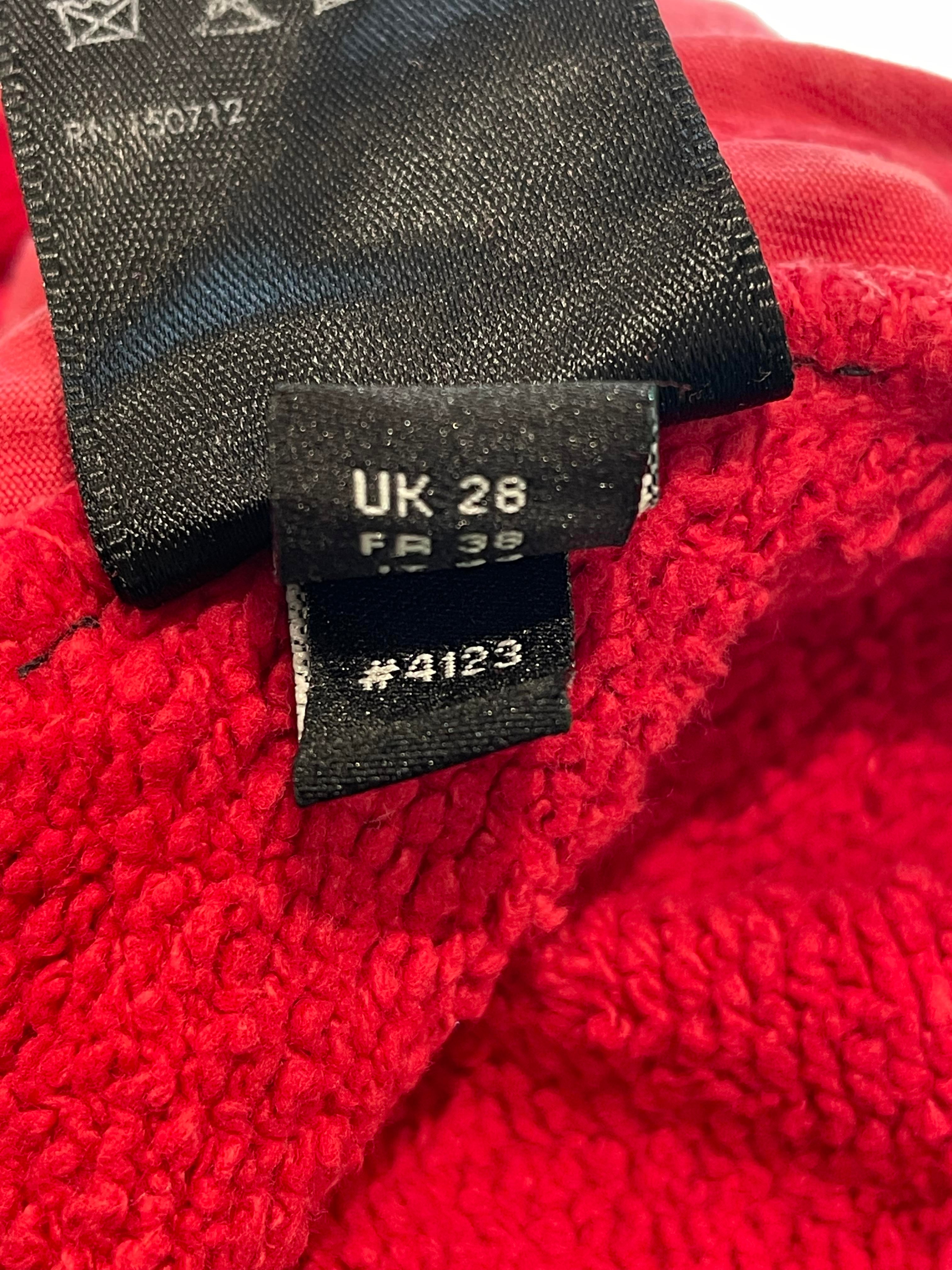 Amiri 'Collegiate Logo' Red Shorts