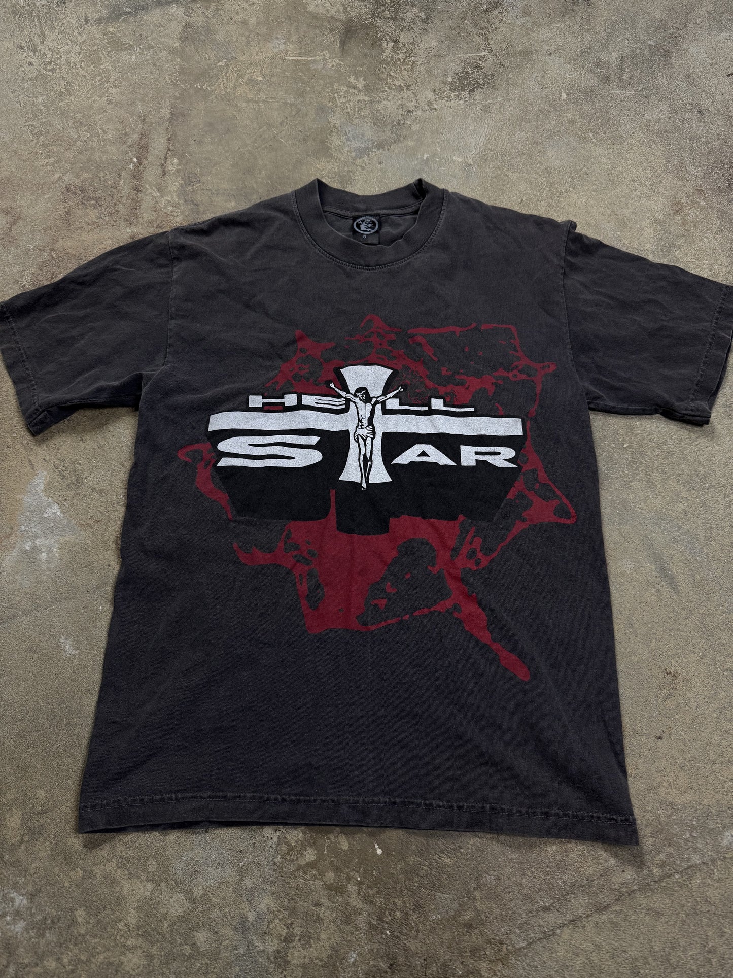 Hellstar Jesus Tee Used Small