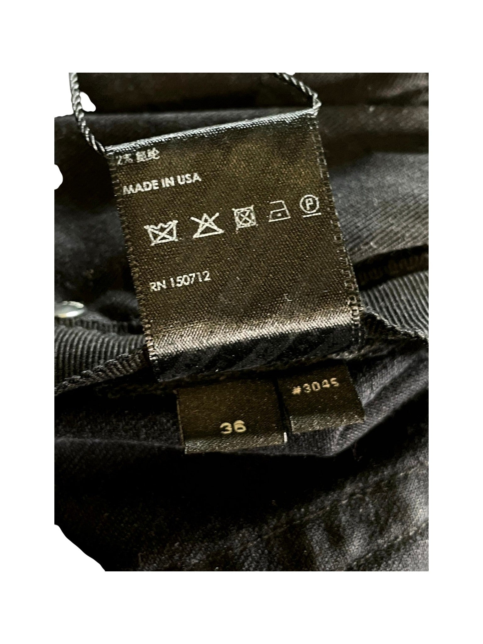 Amiri MX1 Paisley Patch Black & Brown Jeans