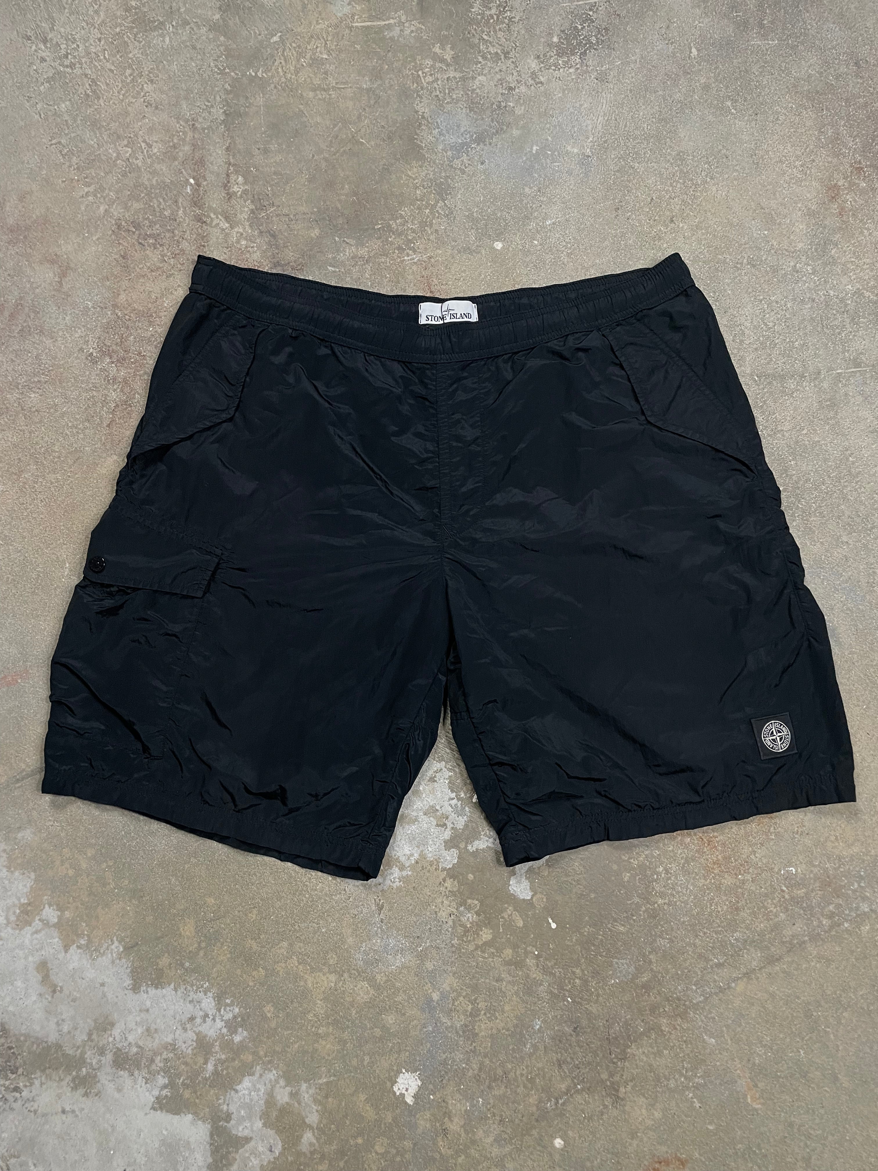 Stone Island Swim Trunks Black XXL Used