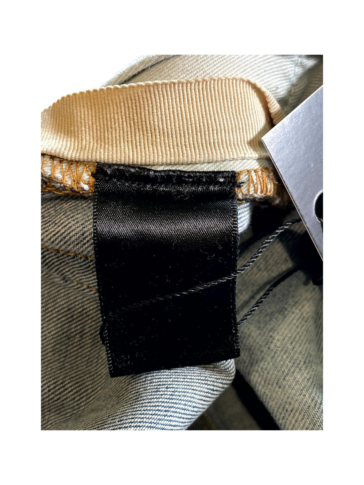 Amiri MX1 Plaid Patch Light Wash Jeans