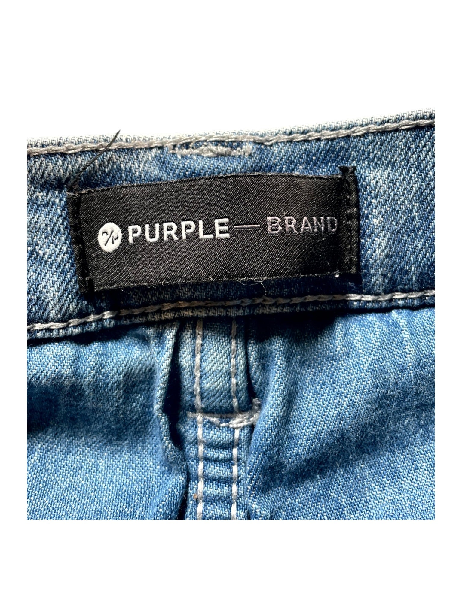 Purple Light Wash Jeans