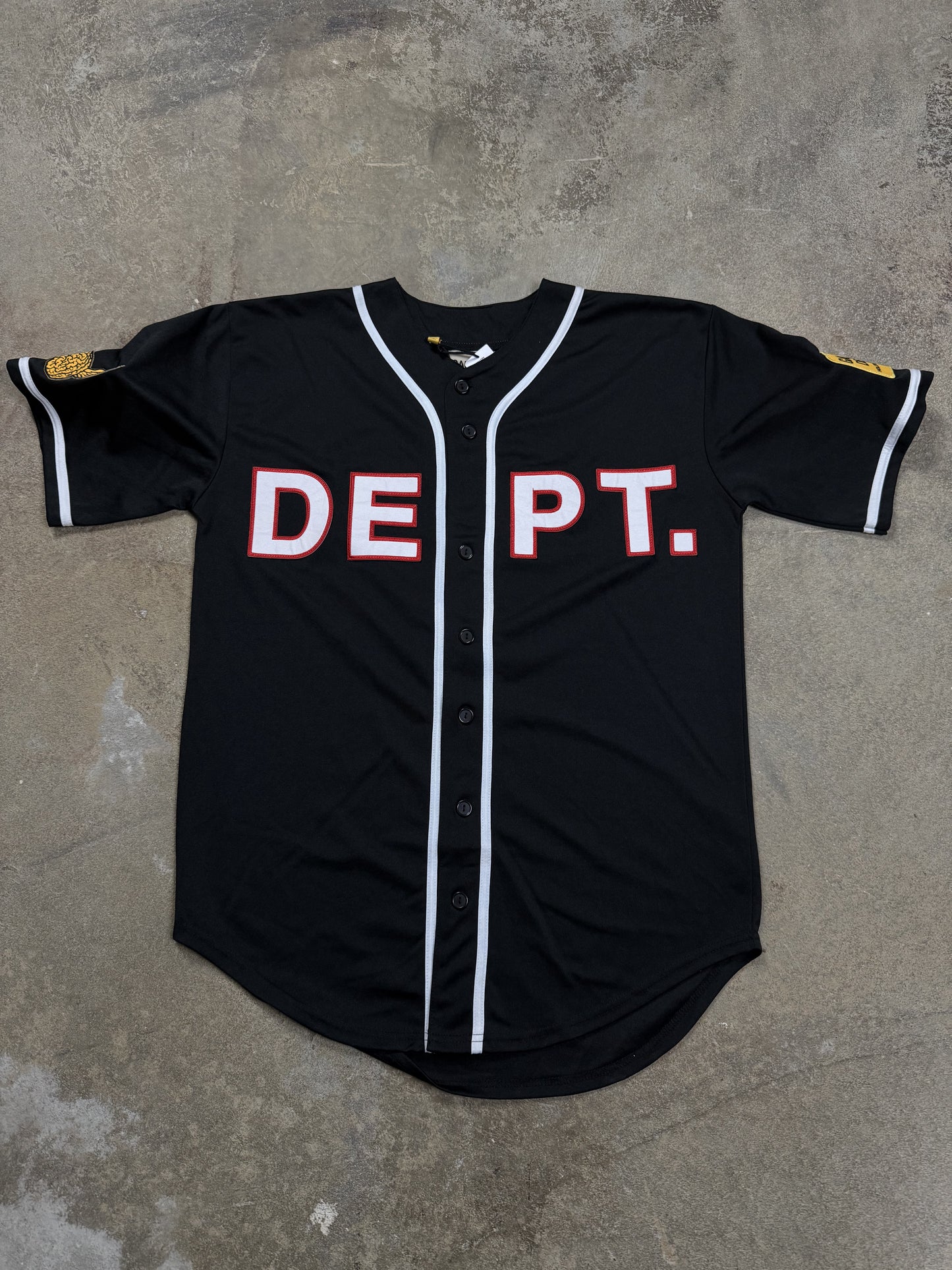 Gallery Dept Jersey Baseball Black Red New Medium