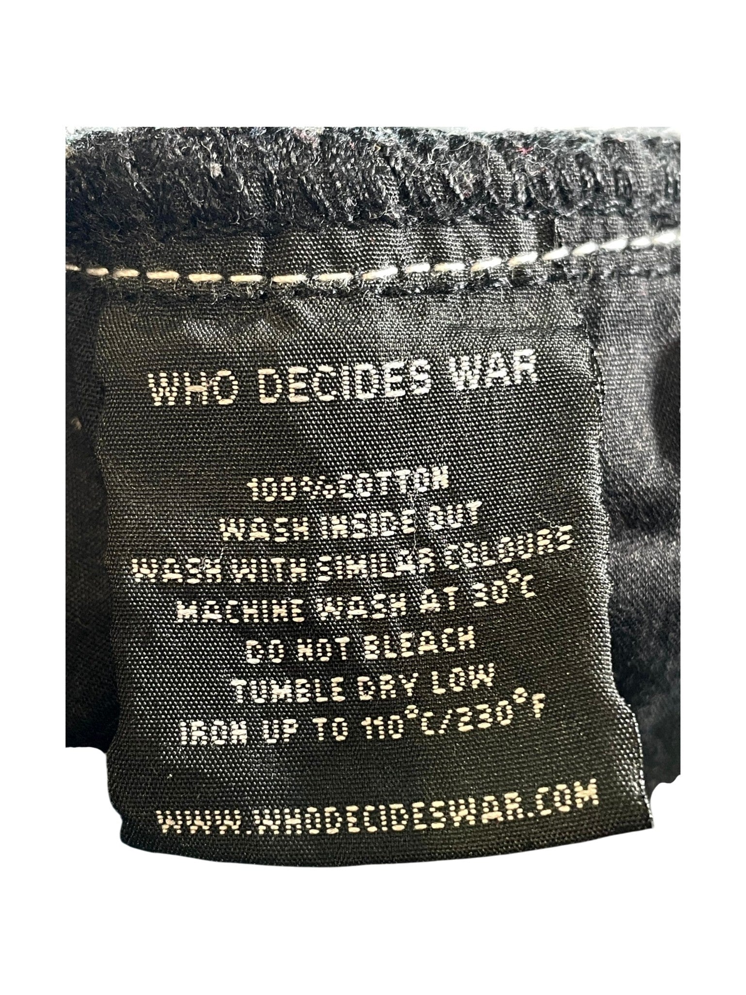 Who Decides War Flames  Black & Red Jeans
