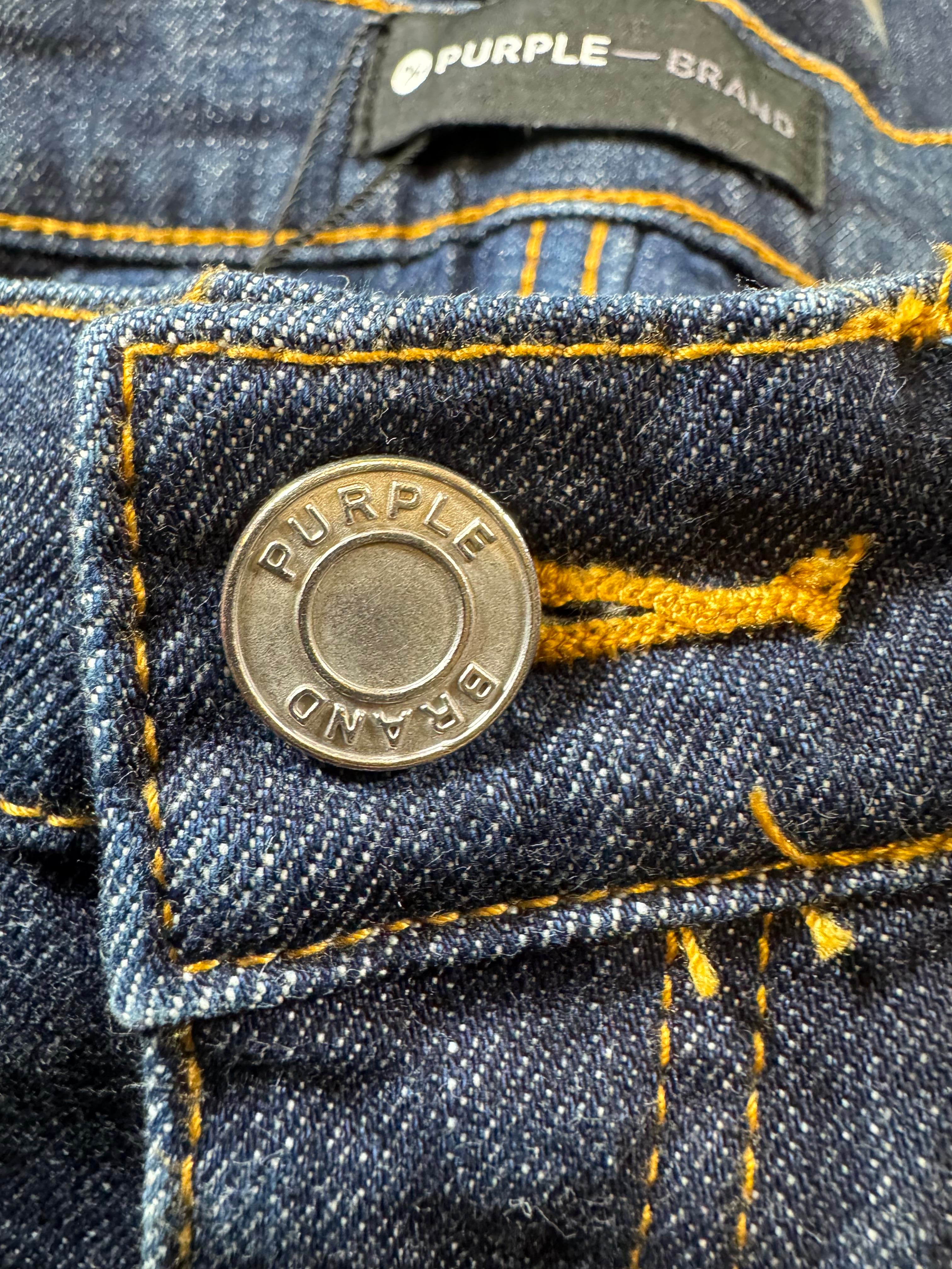 Purple Brand Navy Selvedge Jeans