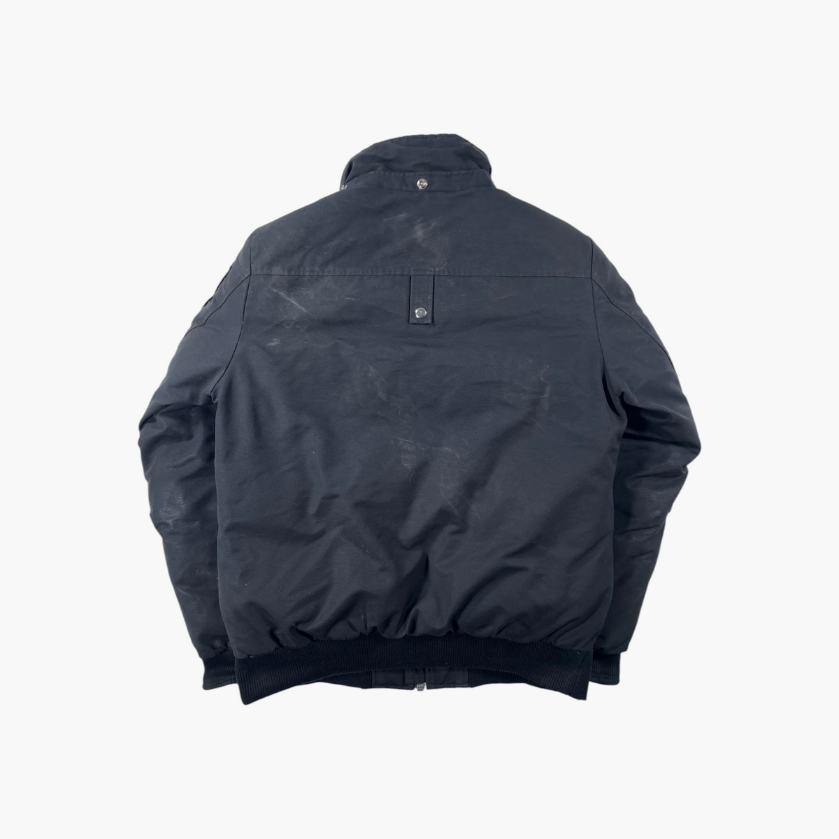 Moose Knuckles Black Fur Bomber Jacket