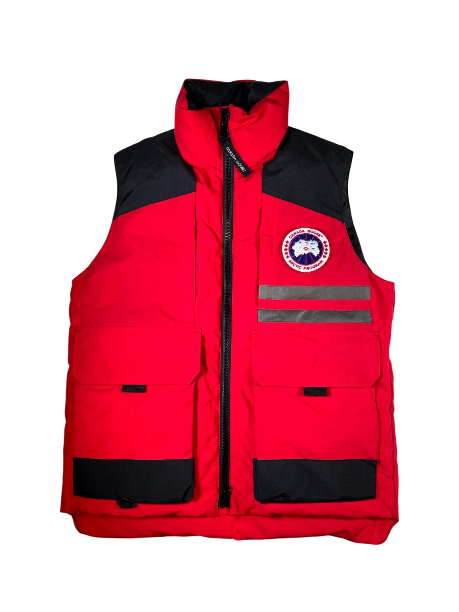 Canada Goose Duncan Red & Black Puffer Vest