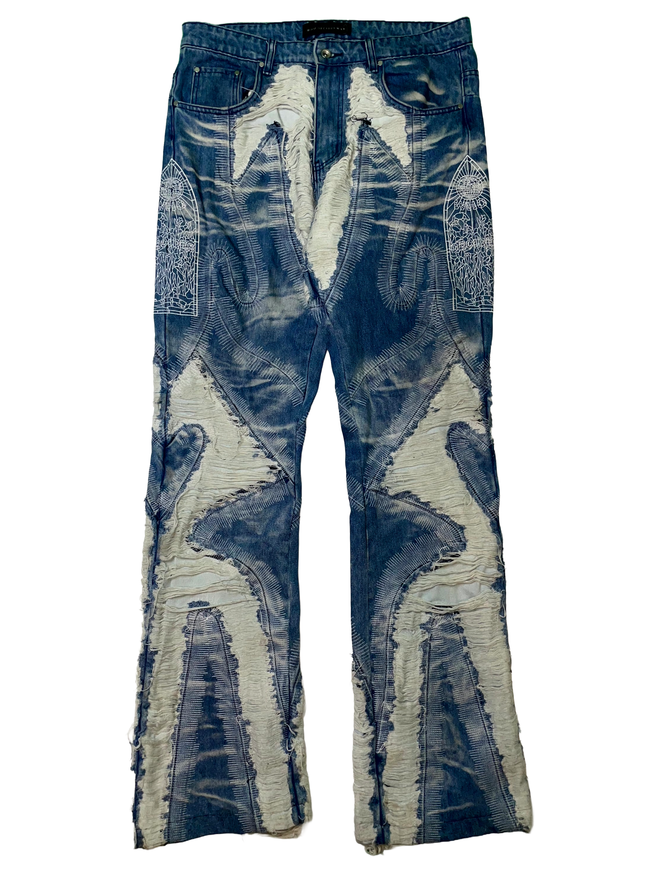 Who Decides War Path Denim Light Wash Jeans