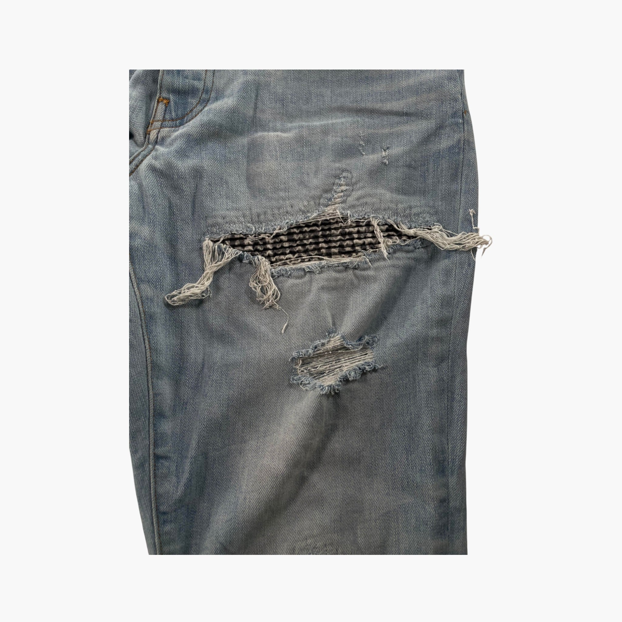 Amiri MX1 Paisley Patch Black Jeans