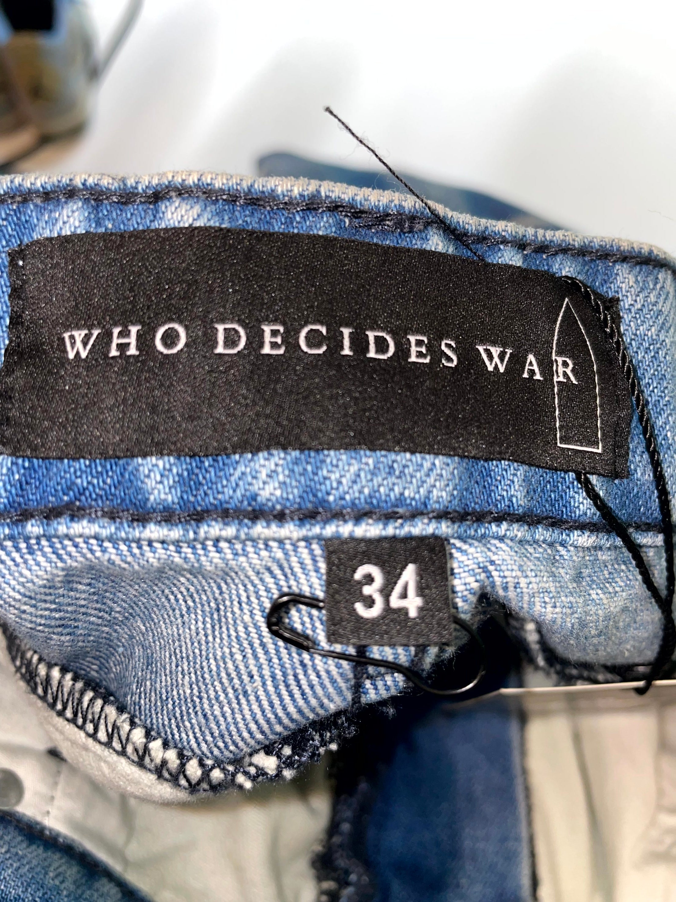 Who Decides War Path Denim Light Wash Jeans