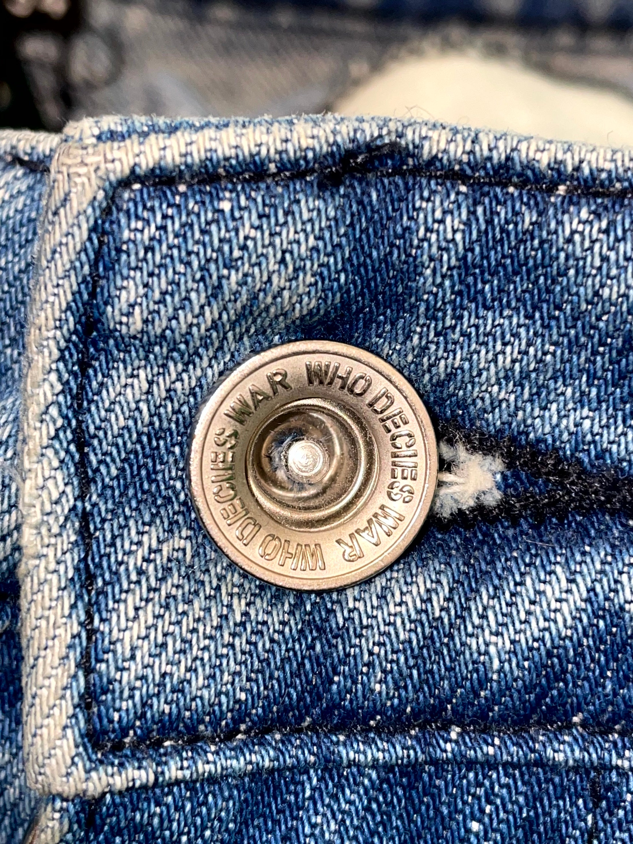 Who Decides War Path Denim Light Wash Jeans