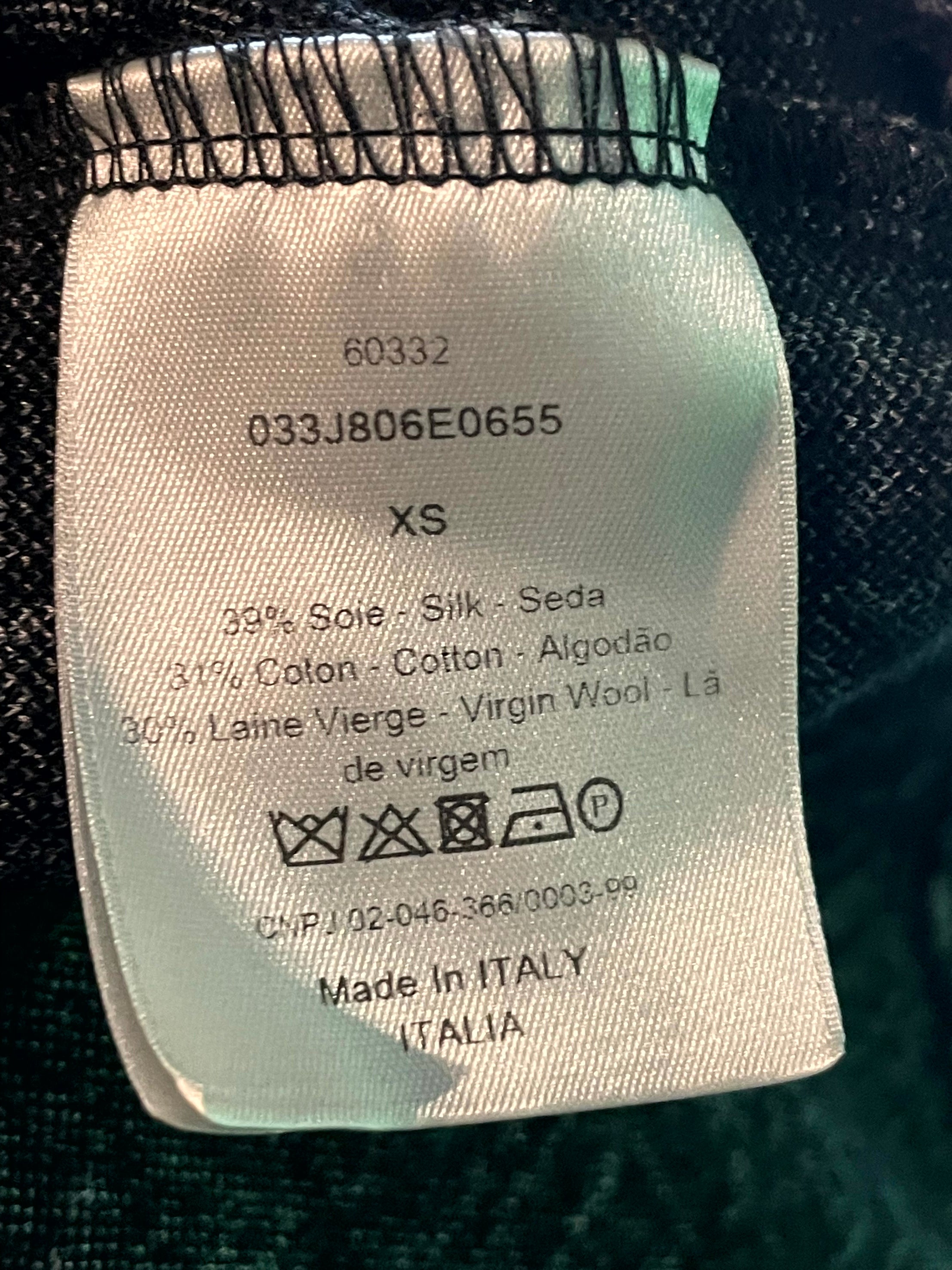 Dior Monogram Black & Grey Polo