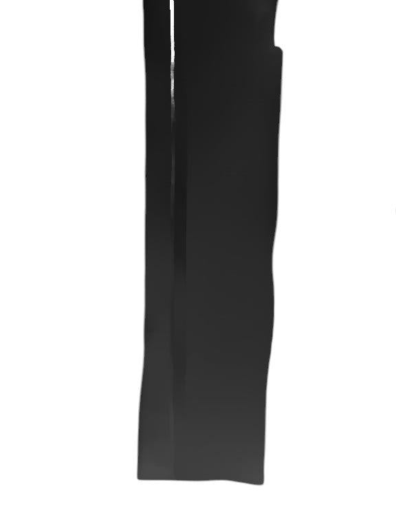 Amiri Gold Glitter Stripe Black Jeans