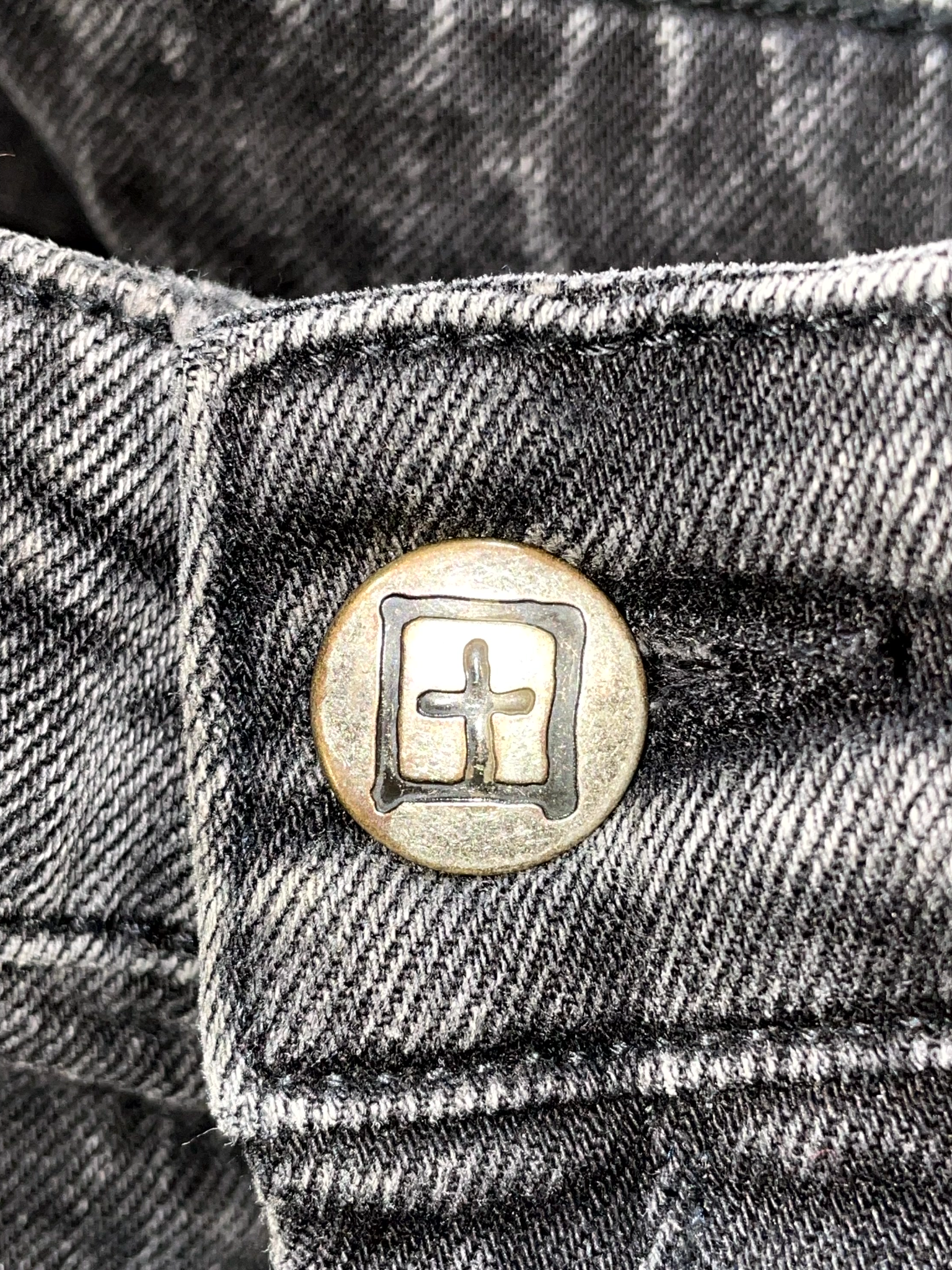 Ksubi Plain Black Wash Jeans
