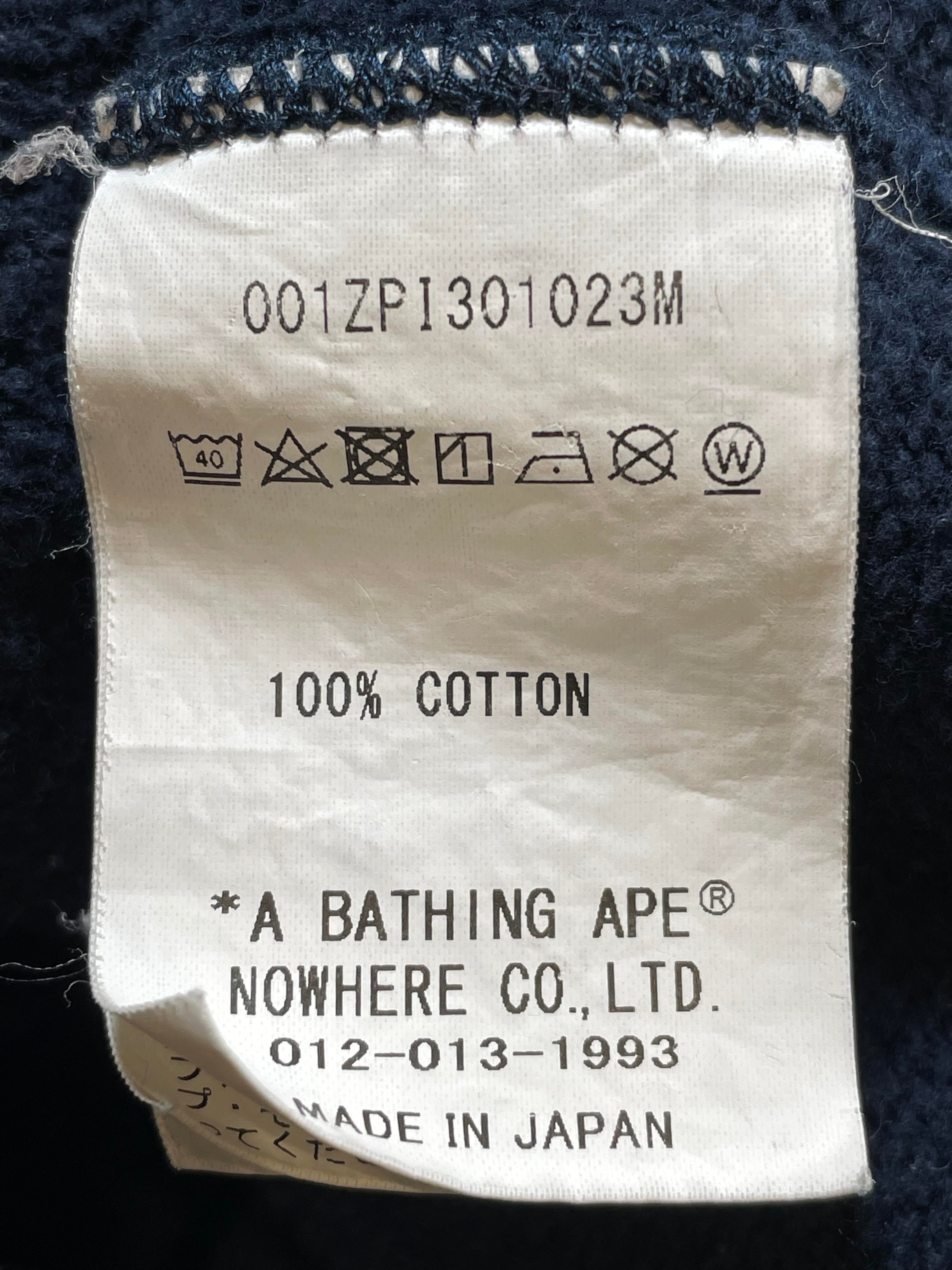 BAPE Shark Zip Navy & Red Camo Hoodie