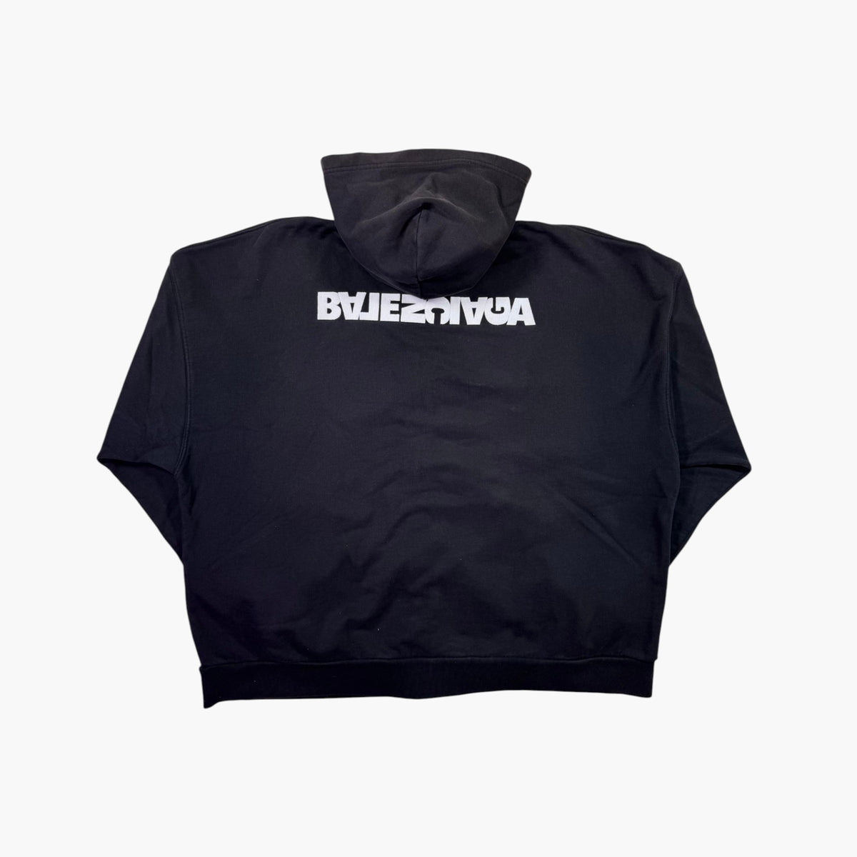 Balenciaga Back Flip Logo Zip Up