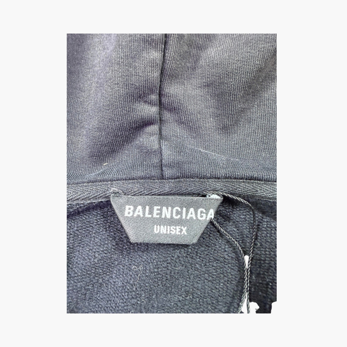Balenciaga Back Flip Logo Zip Up