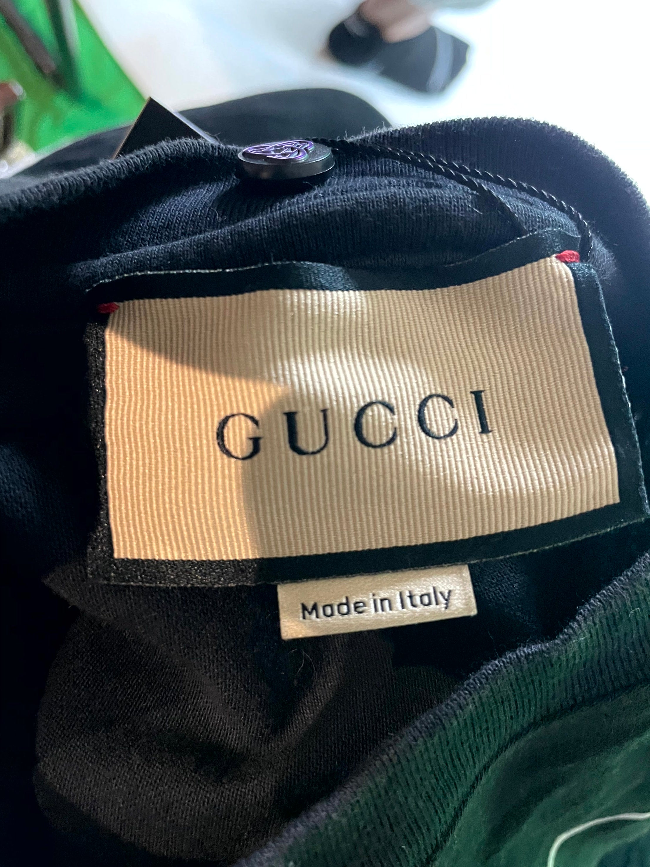 Gucci Logo Black, Red & White Tee