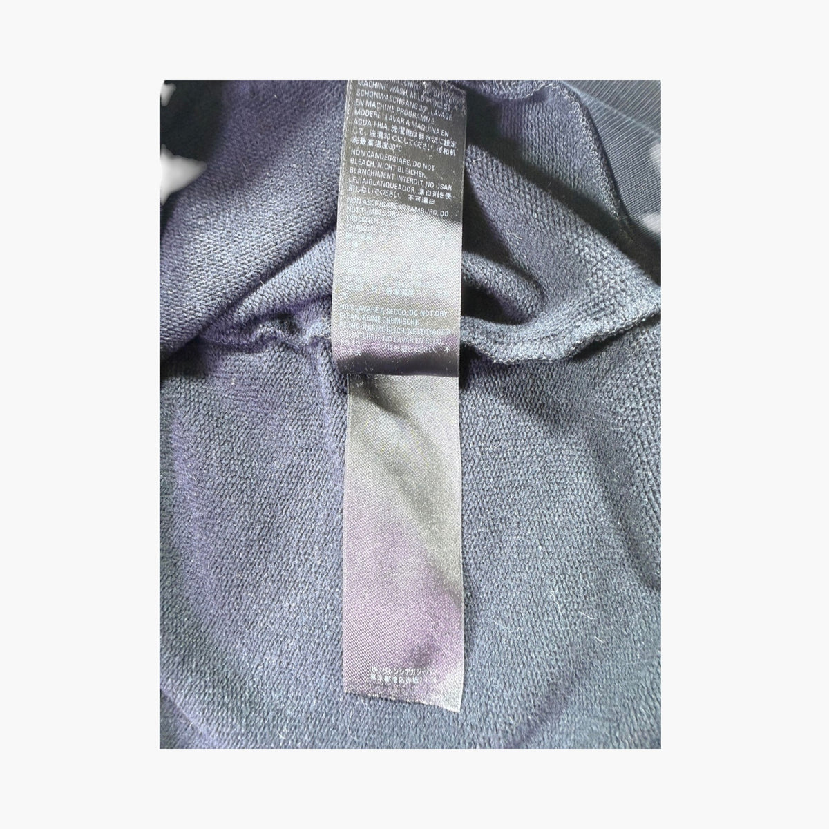 Balenciaga Back Flip Logo Zip Up