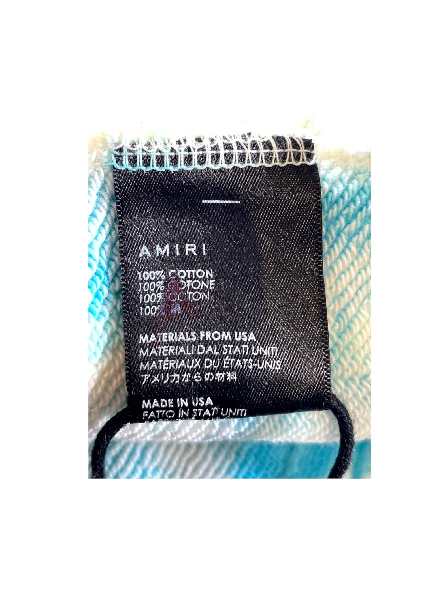 Amiri Tie Dye White & Multicolor Hoodie