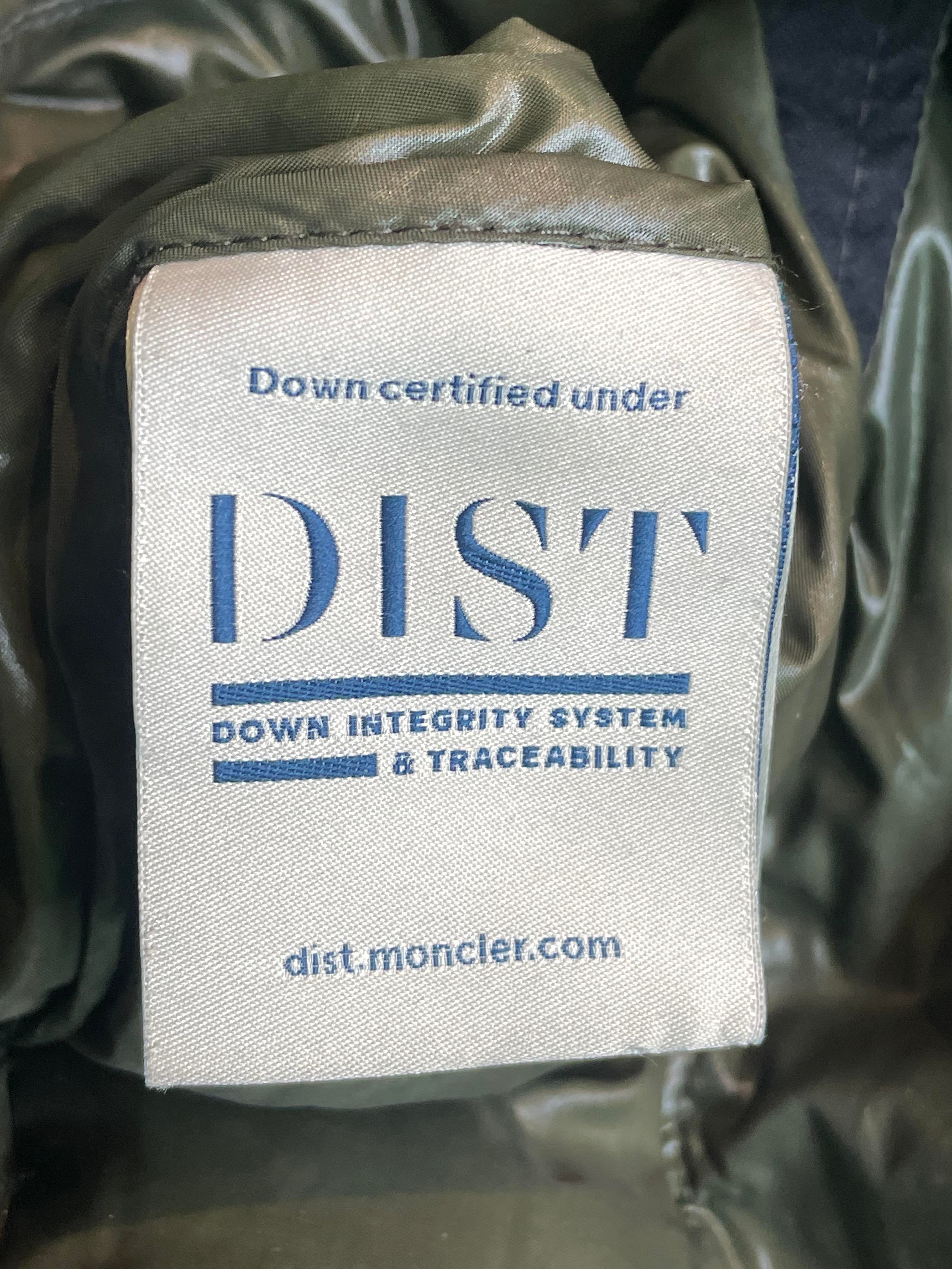 Moncler "Giubbotto" Olive Puffer Coat