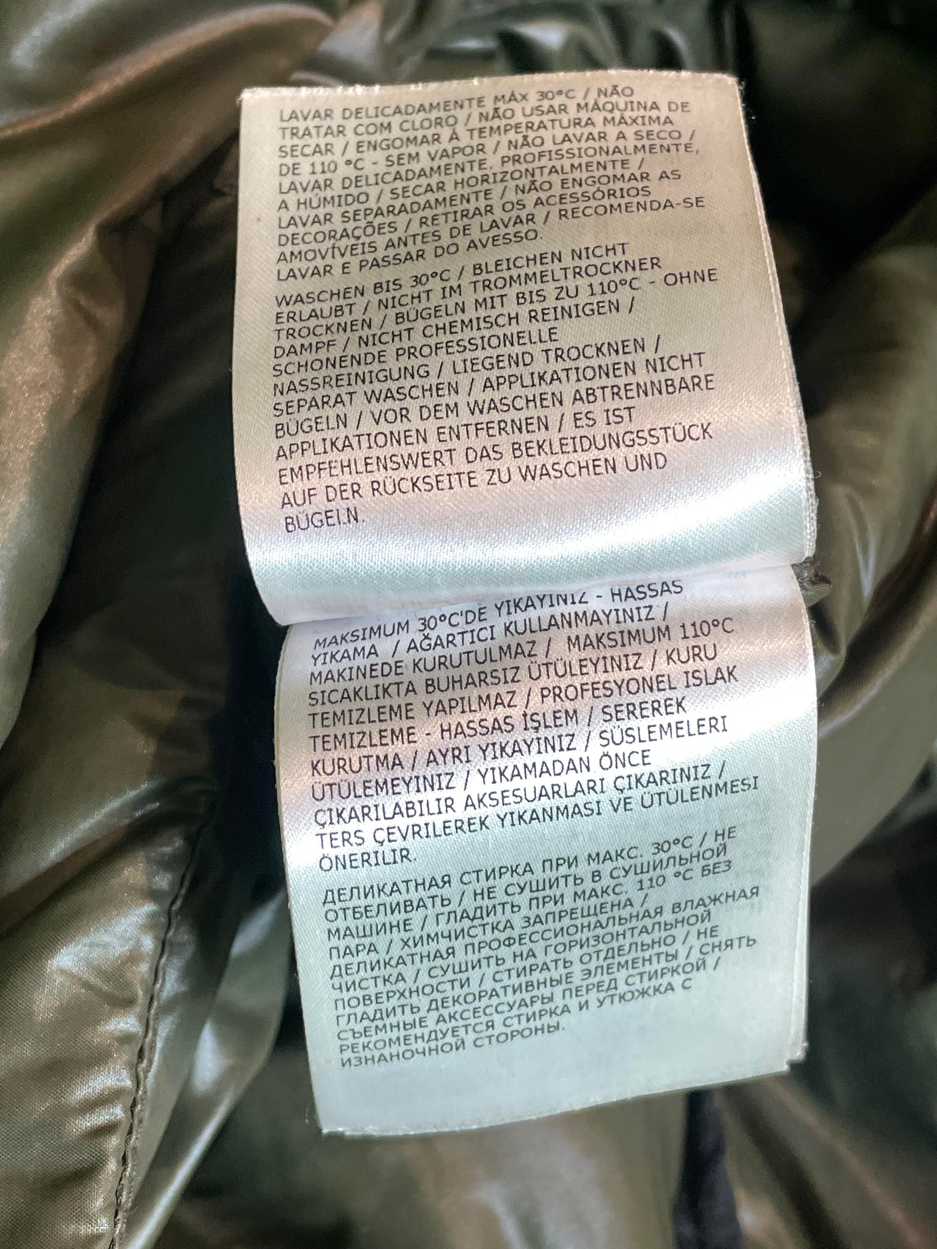 Moncler "Giubbotto" Olive Puffer Coat