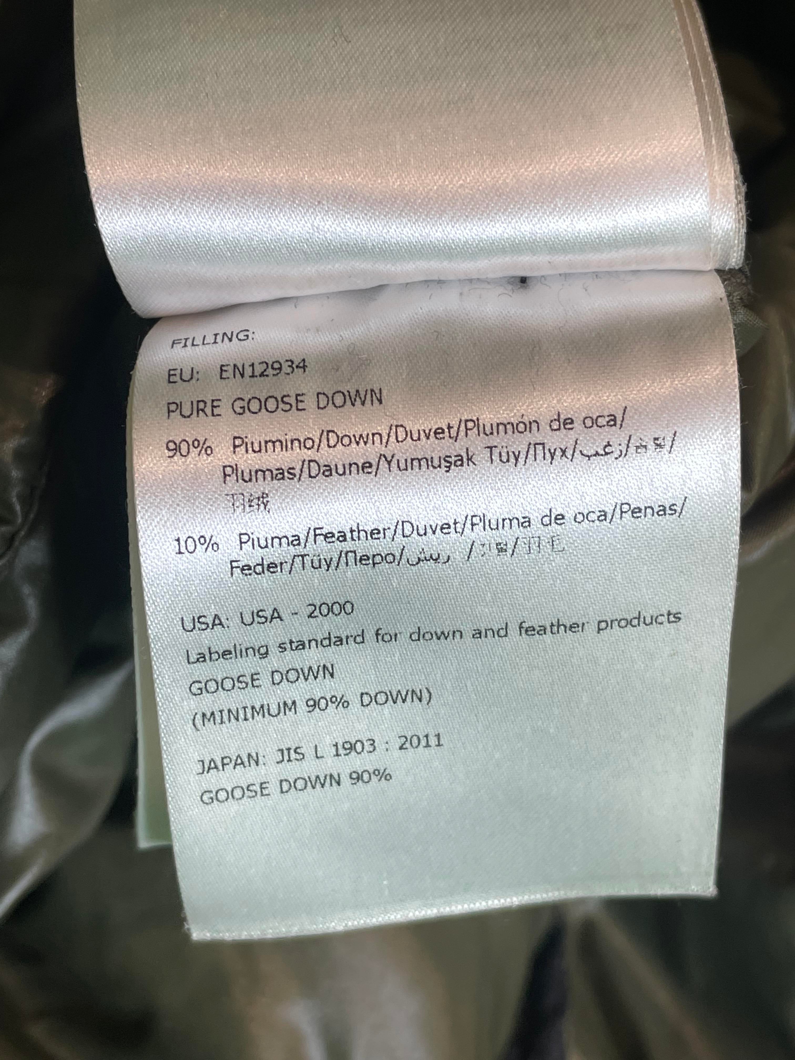 Moncler "Giubbotto" Olive Puffer Coat