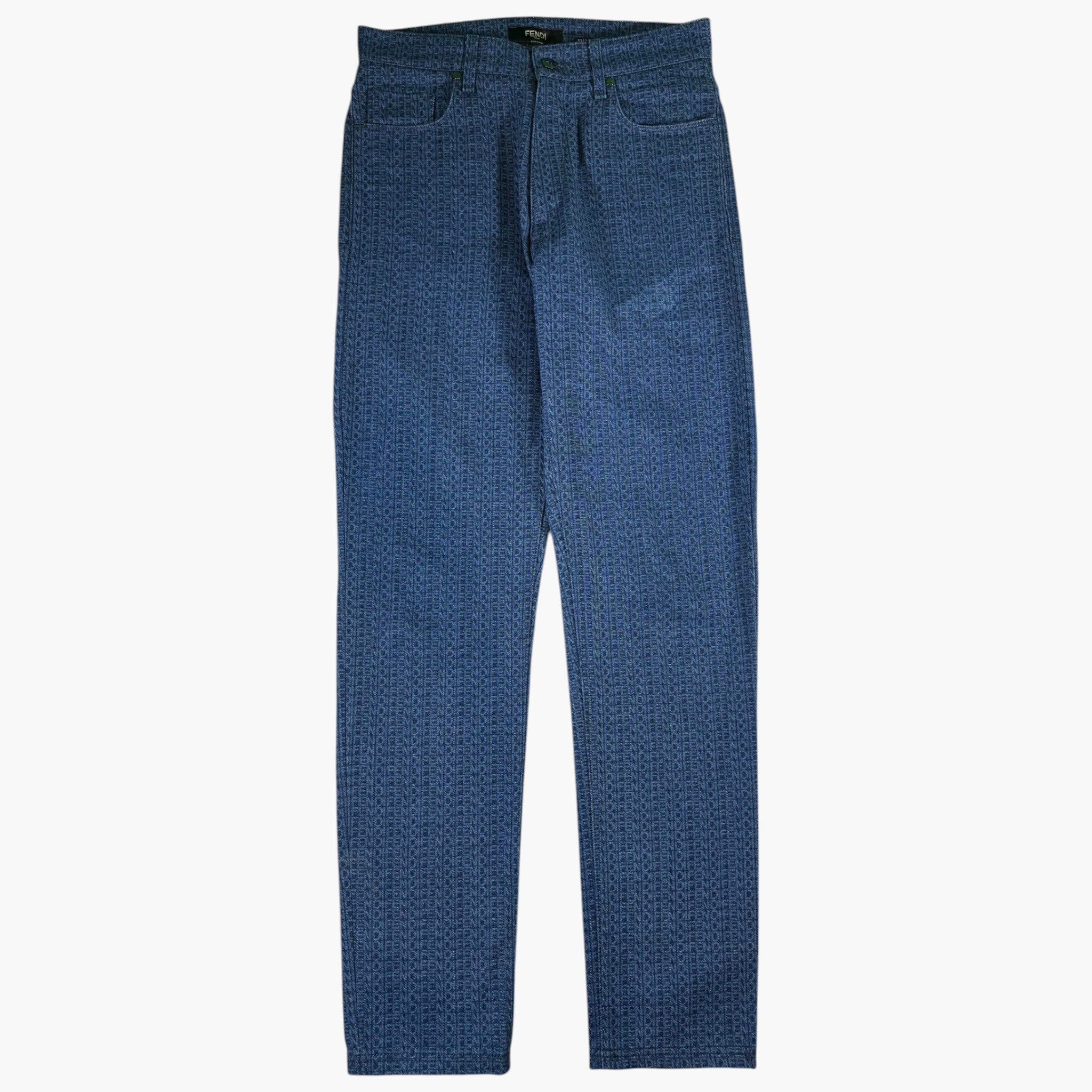 Fendi Monogram Navy Jeans