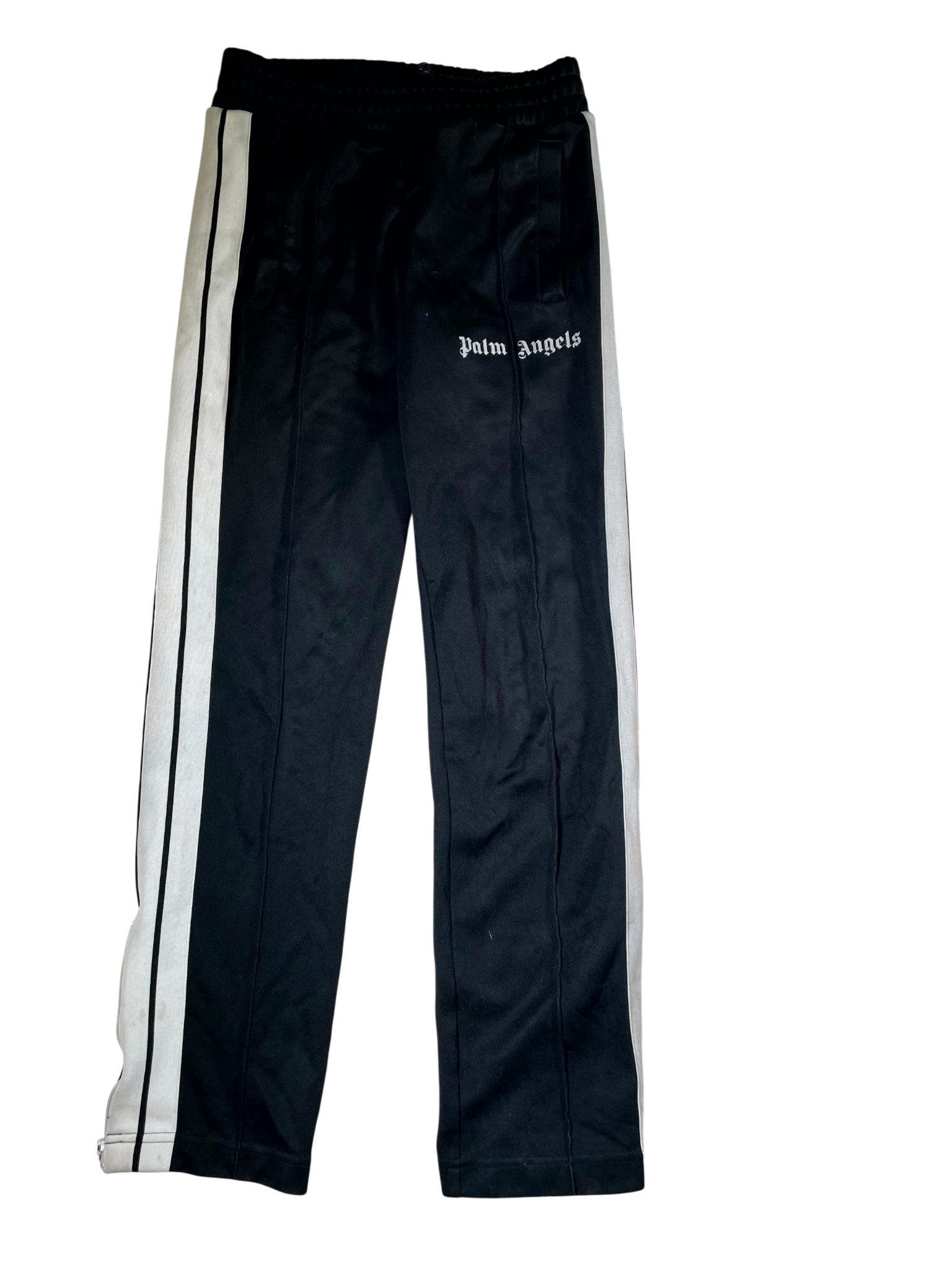 Palm Angels Stripe Black & White Track Pants