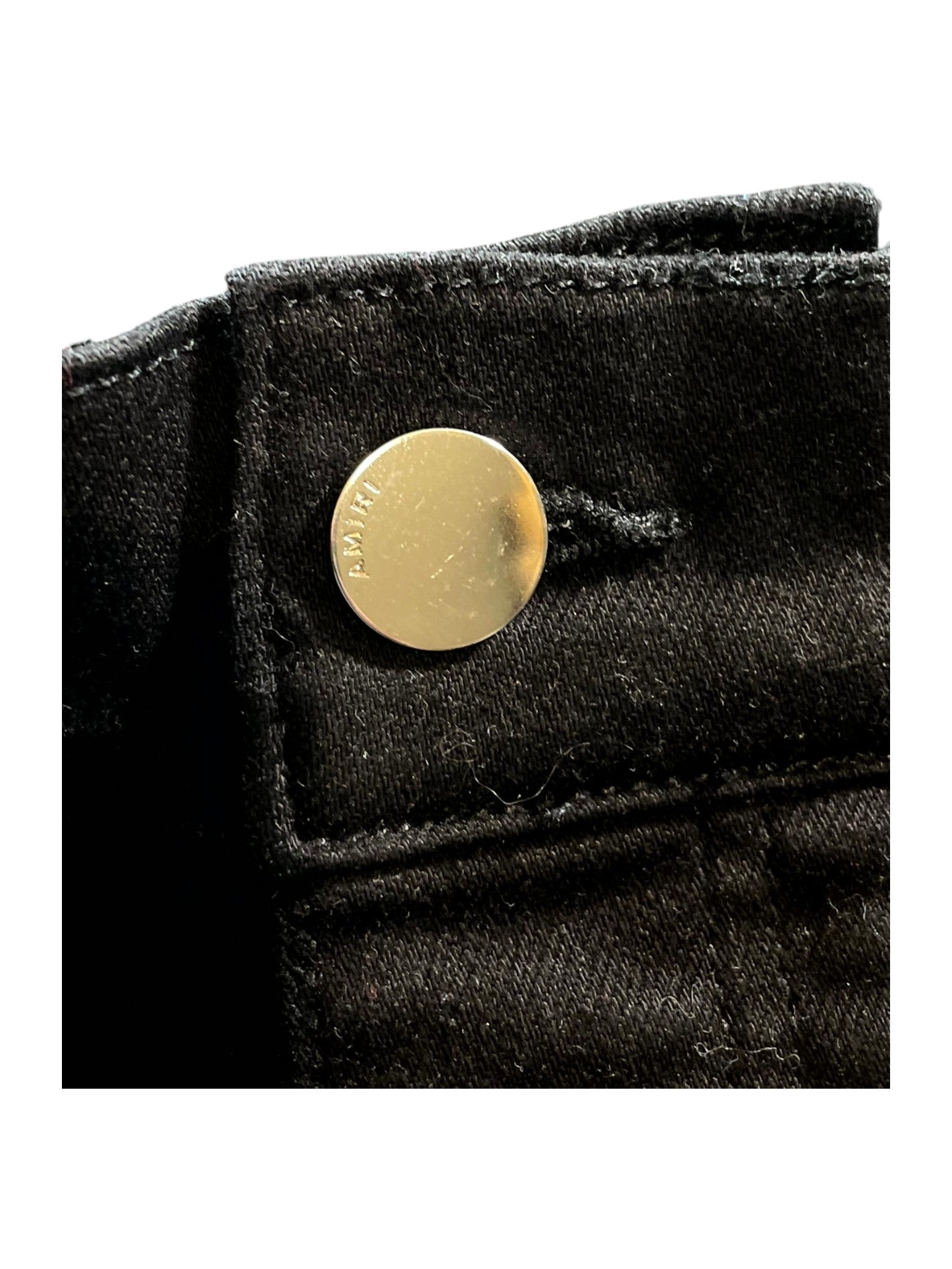 Amiri "MX1 Patch" Black & Gold Jeans