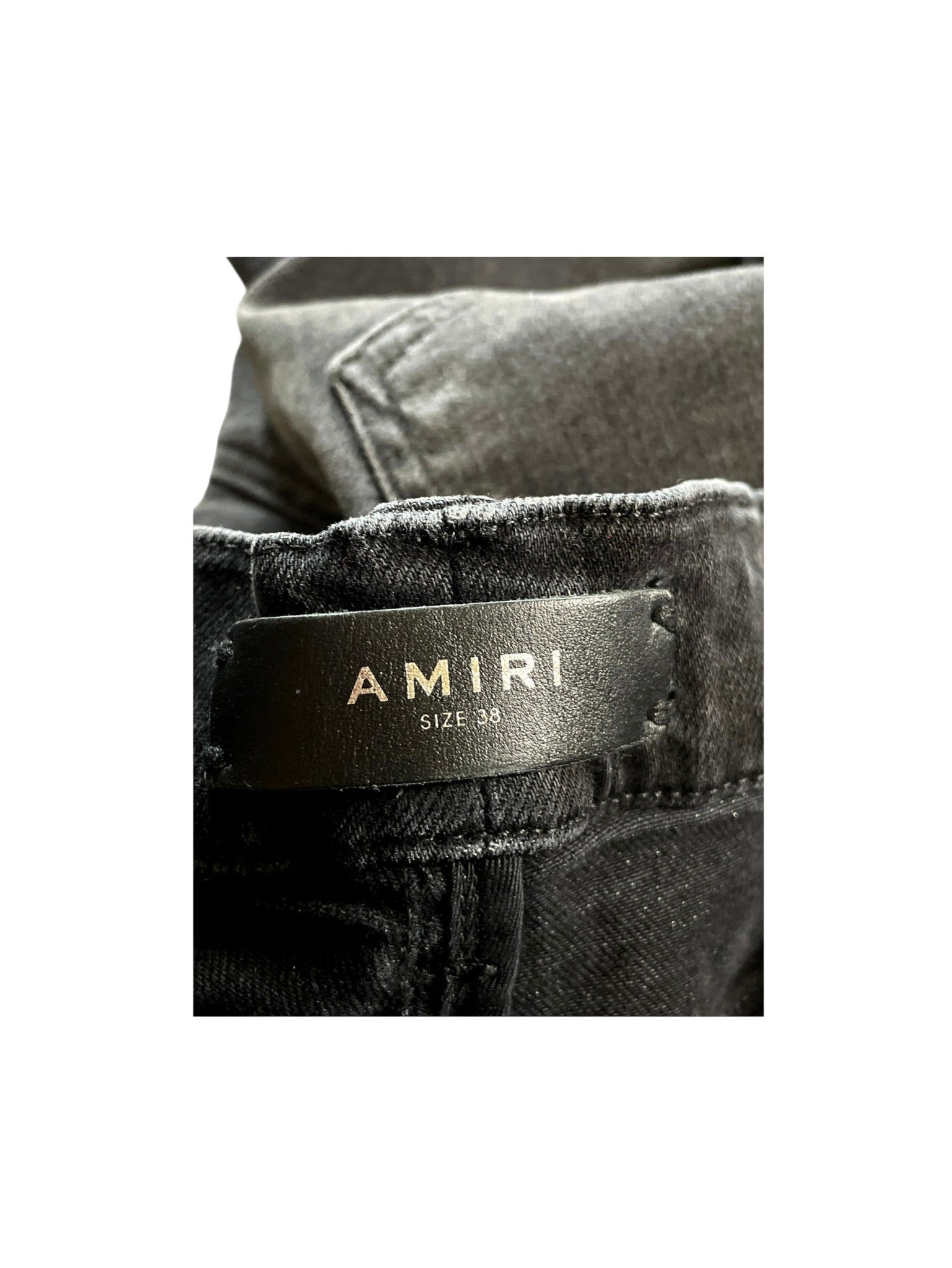 Amiri Track Stripe Black & Blue Jeans