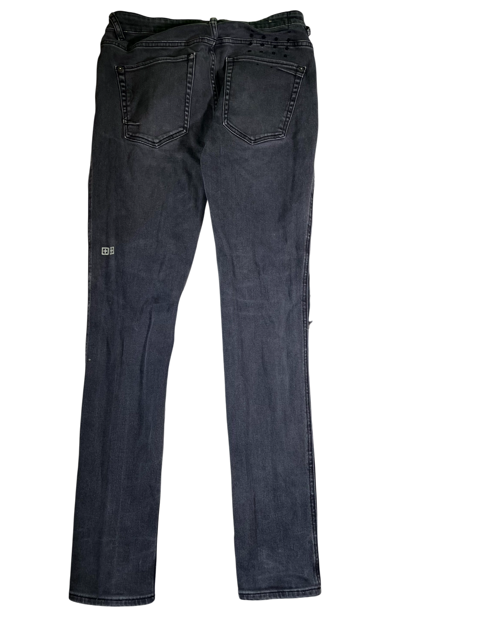Ksubi Ripped Grey Wash Jeans