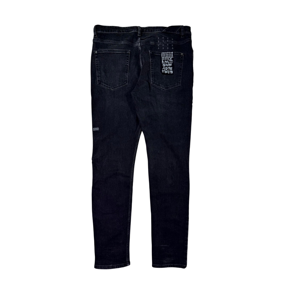 Ksubi High Ripped Black Wash Jeans