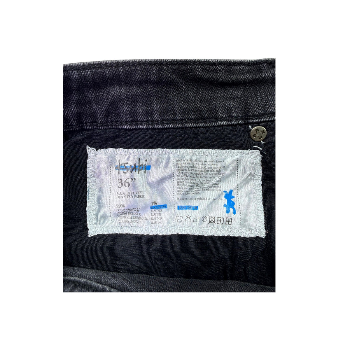 Ksubi High Ripped Black Wash Jeans