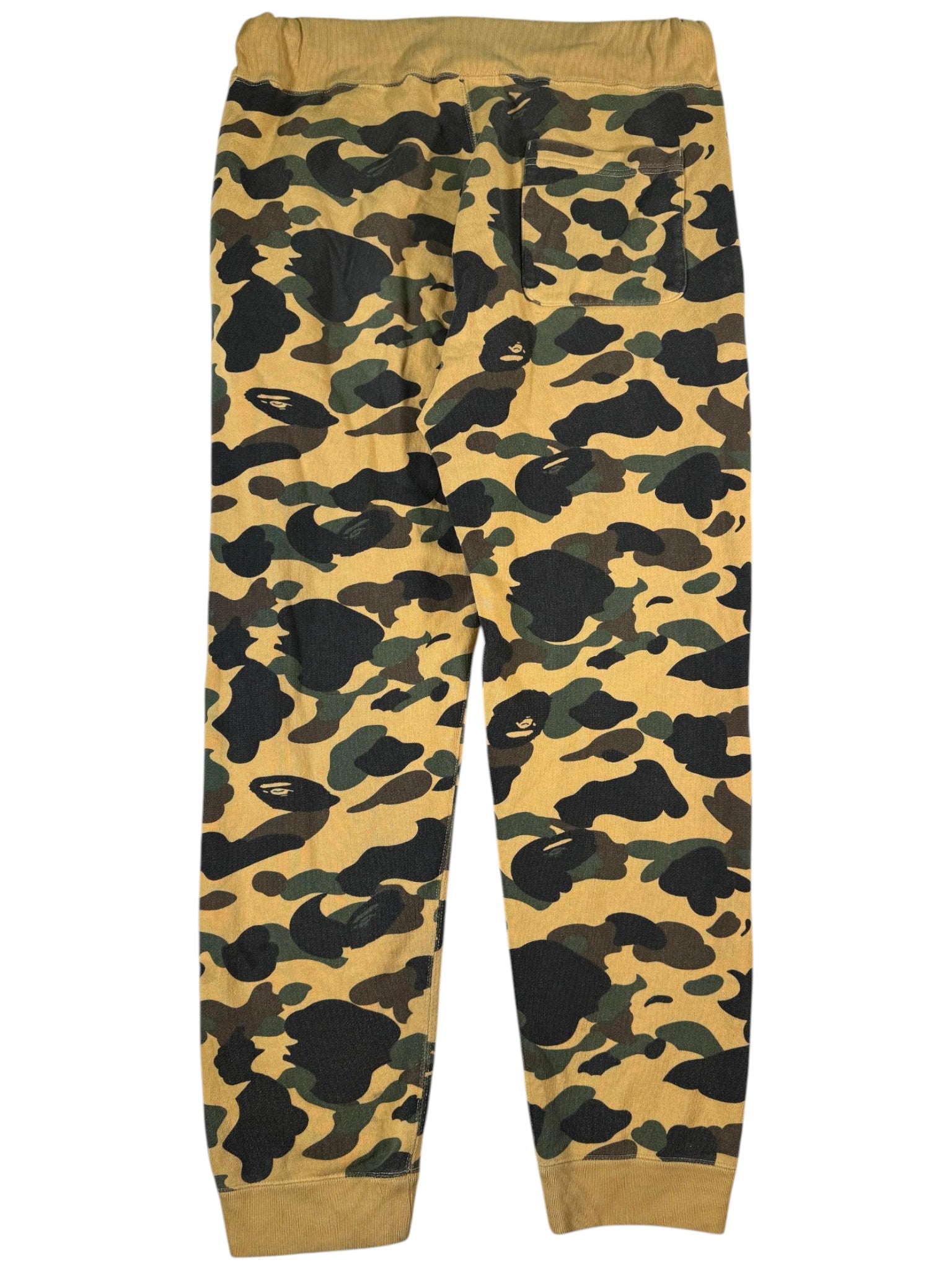 BAPE Shark Camo Yellow Sweats