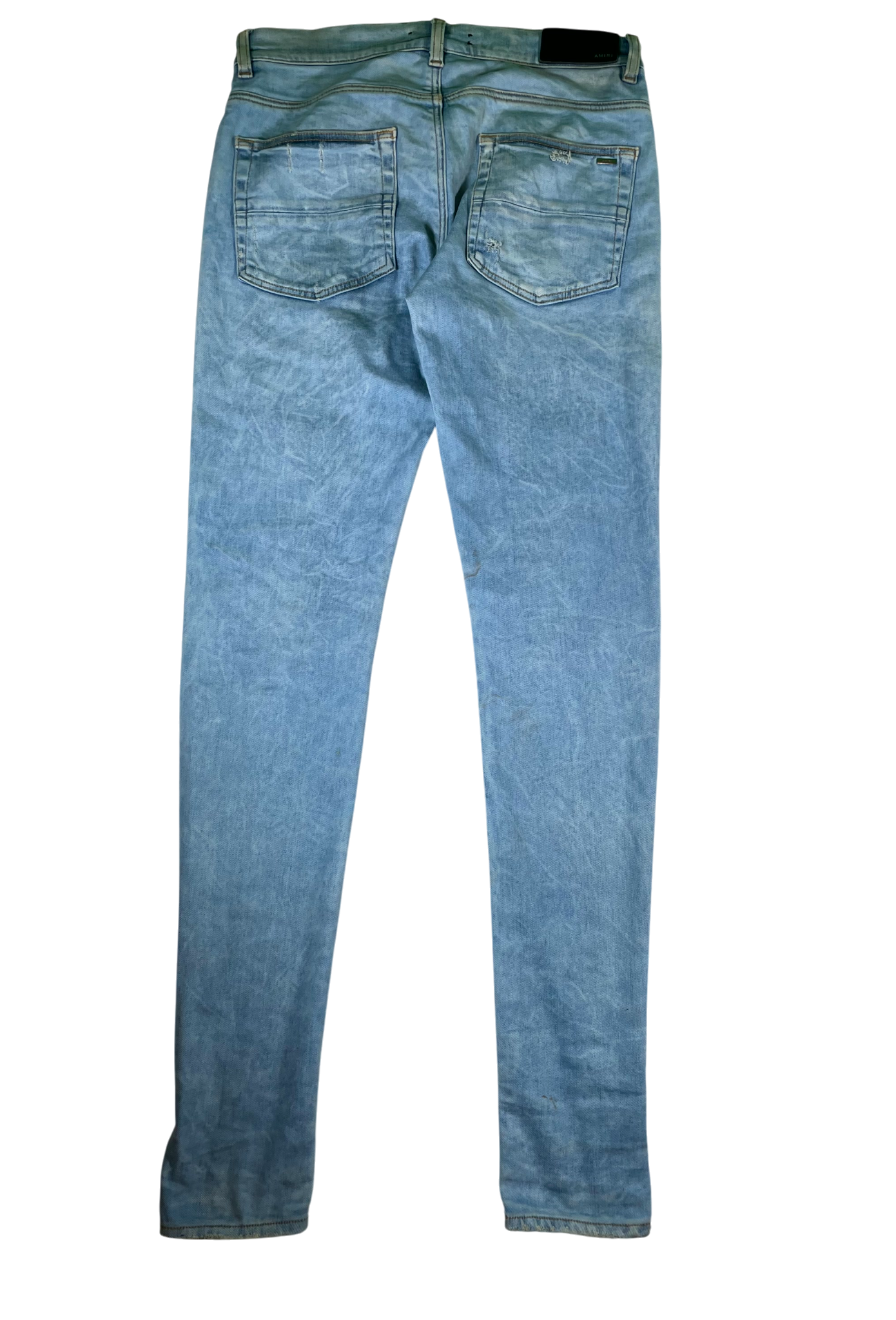 Amiri MX1 Mesh Patch Light Wash & Blue Jeans