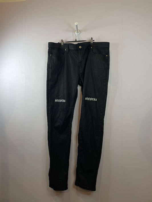 RTA Navy Wax Jeans