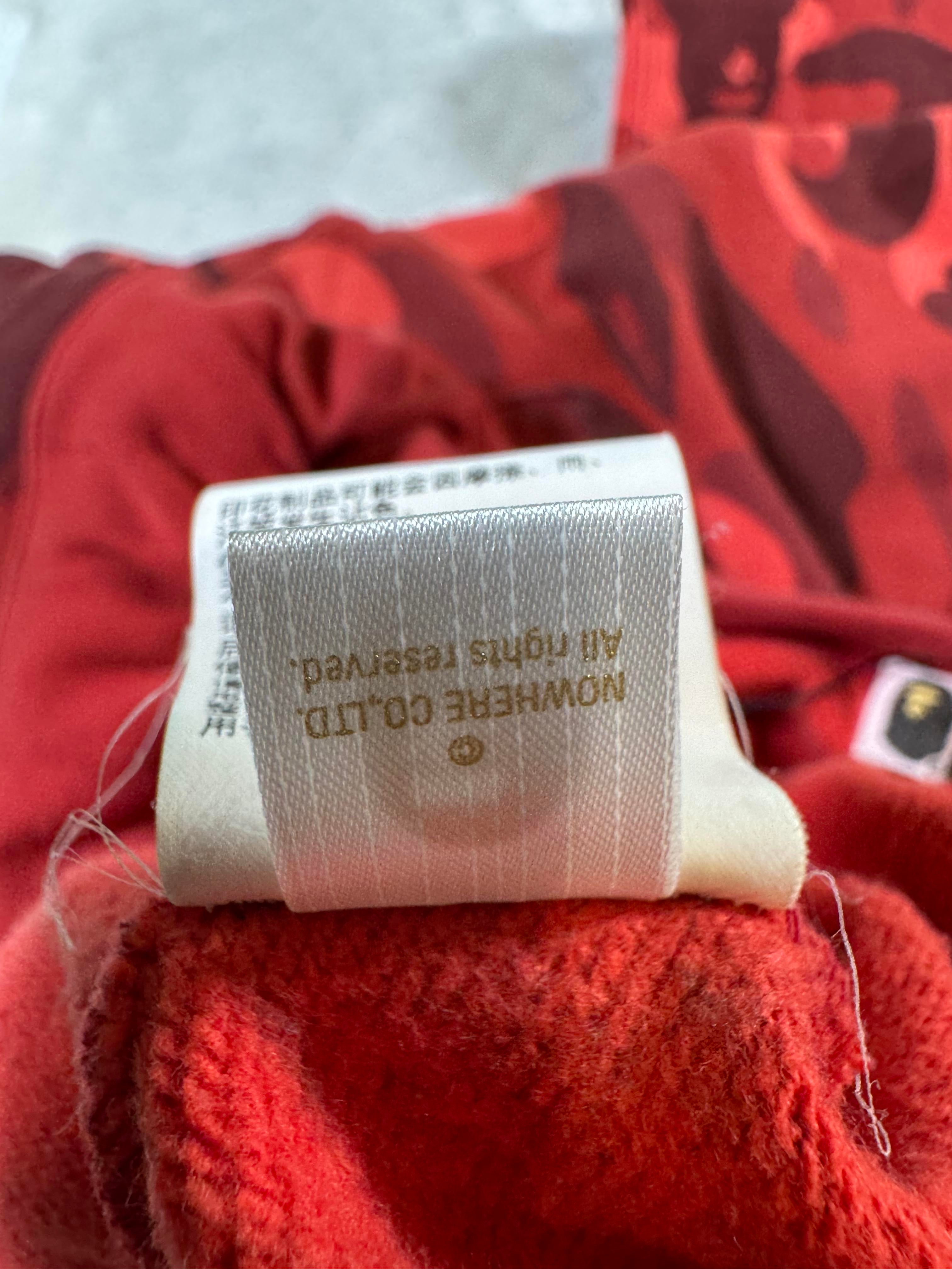 Bape Red Camo Sweats