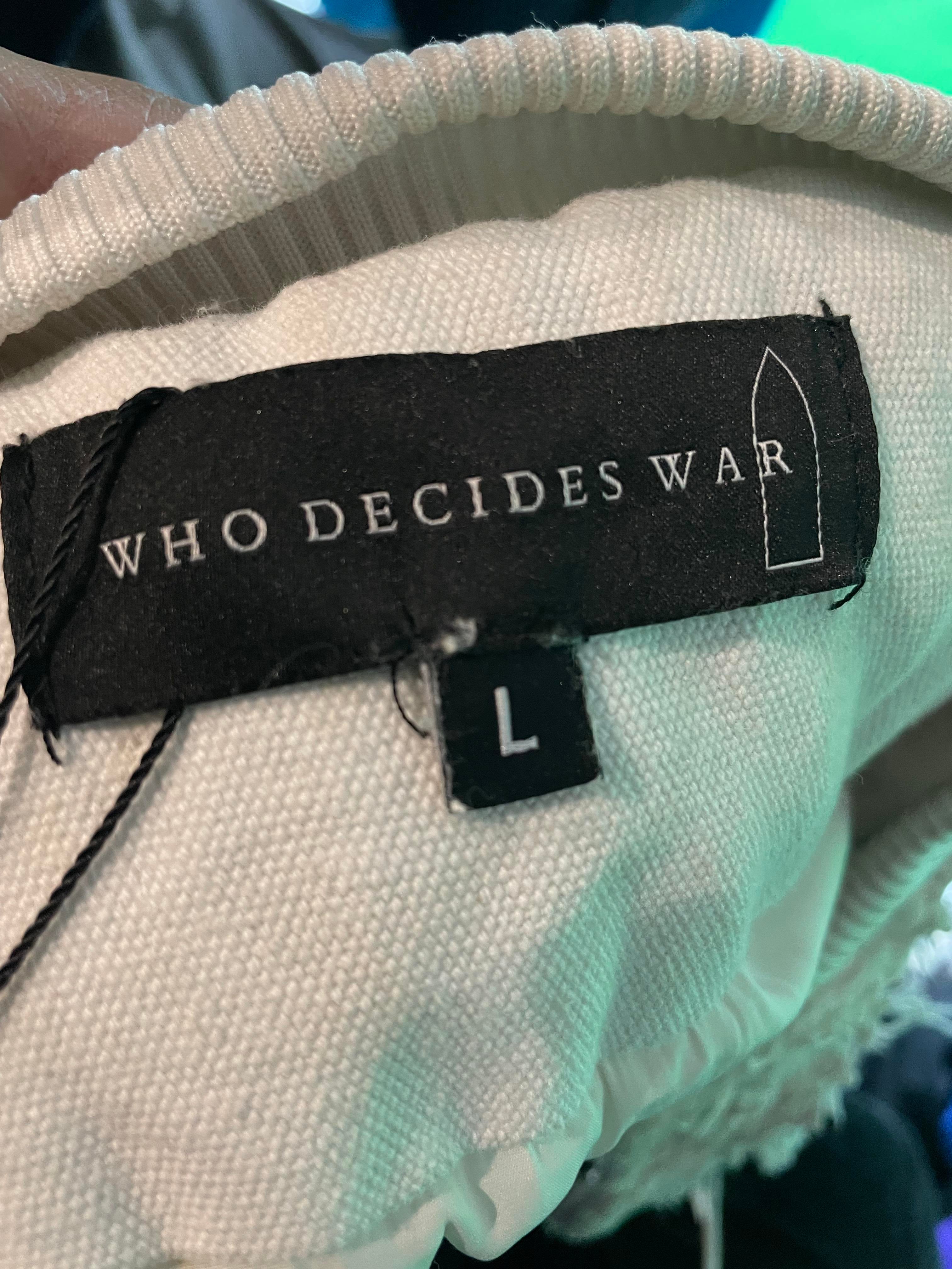 Who Decides War Multi Color Husk Bomber Jacket