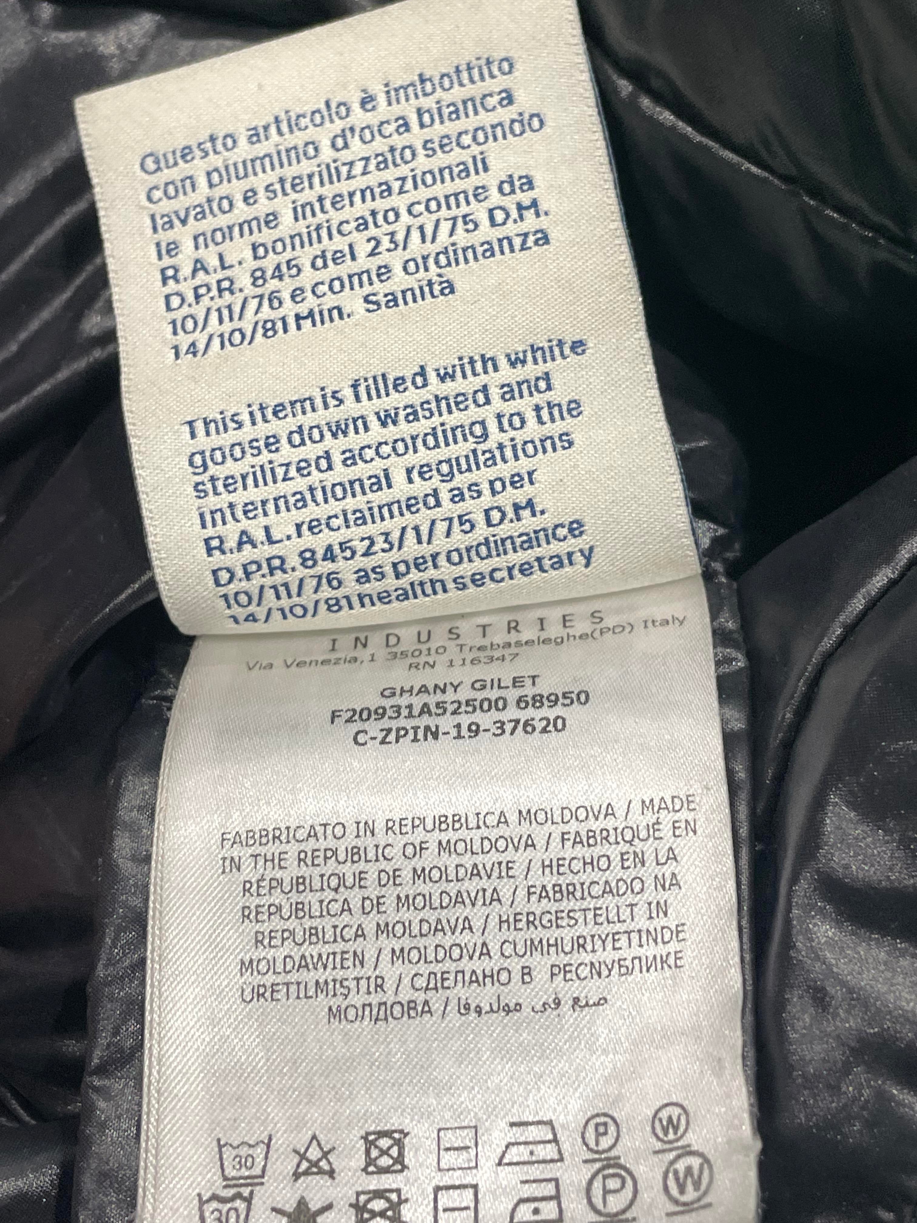 Moncler Black Puffer Vest (6 W)