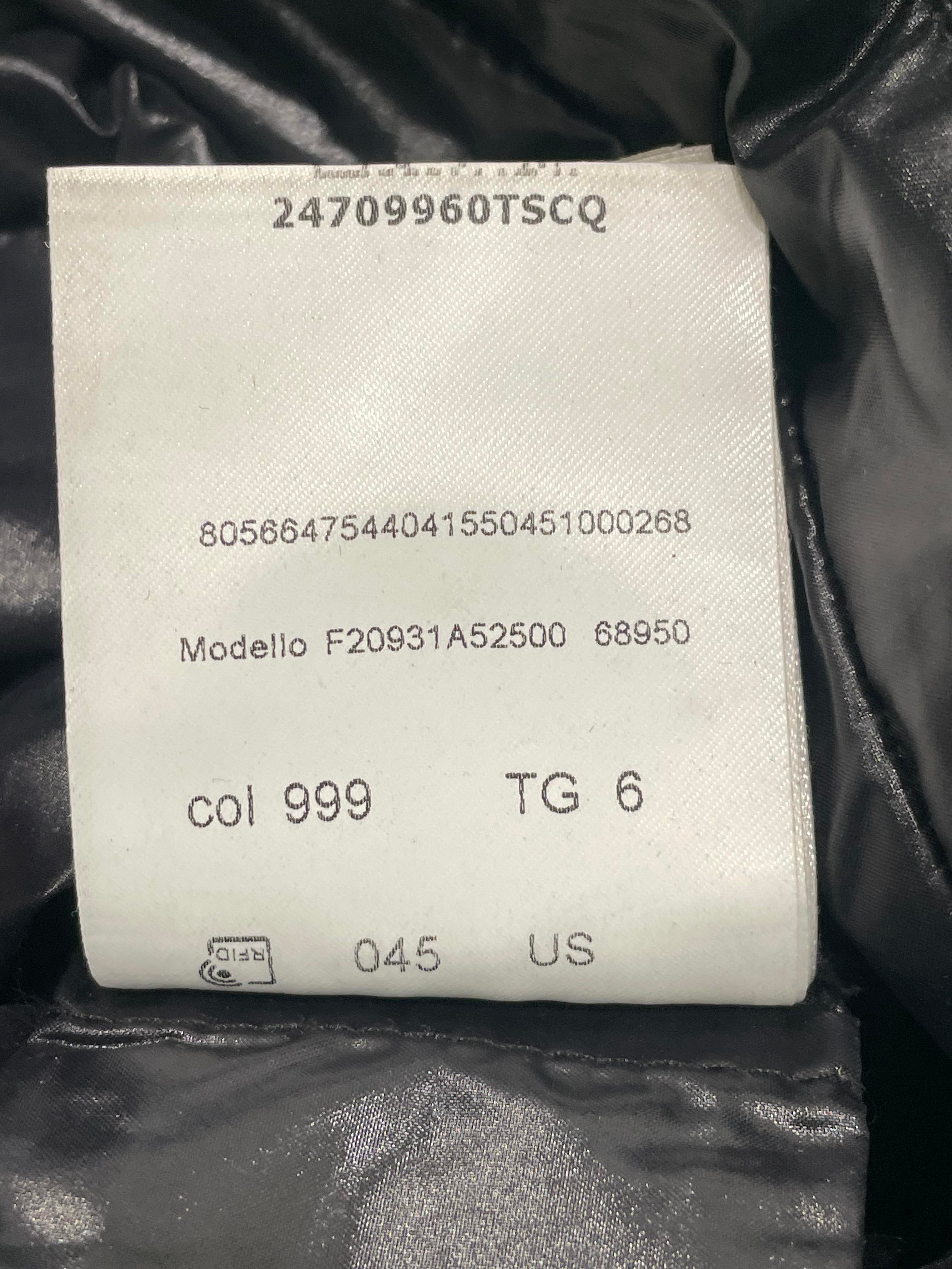 Moncler Black Puffer Vest (6 W)