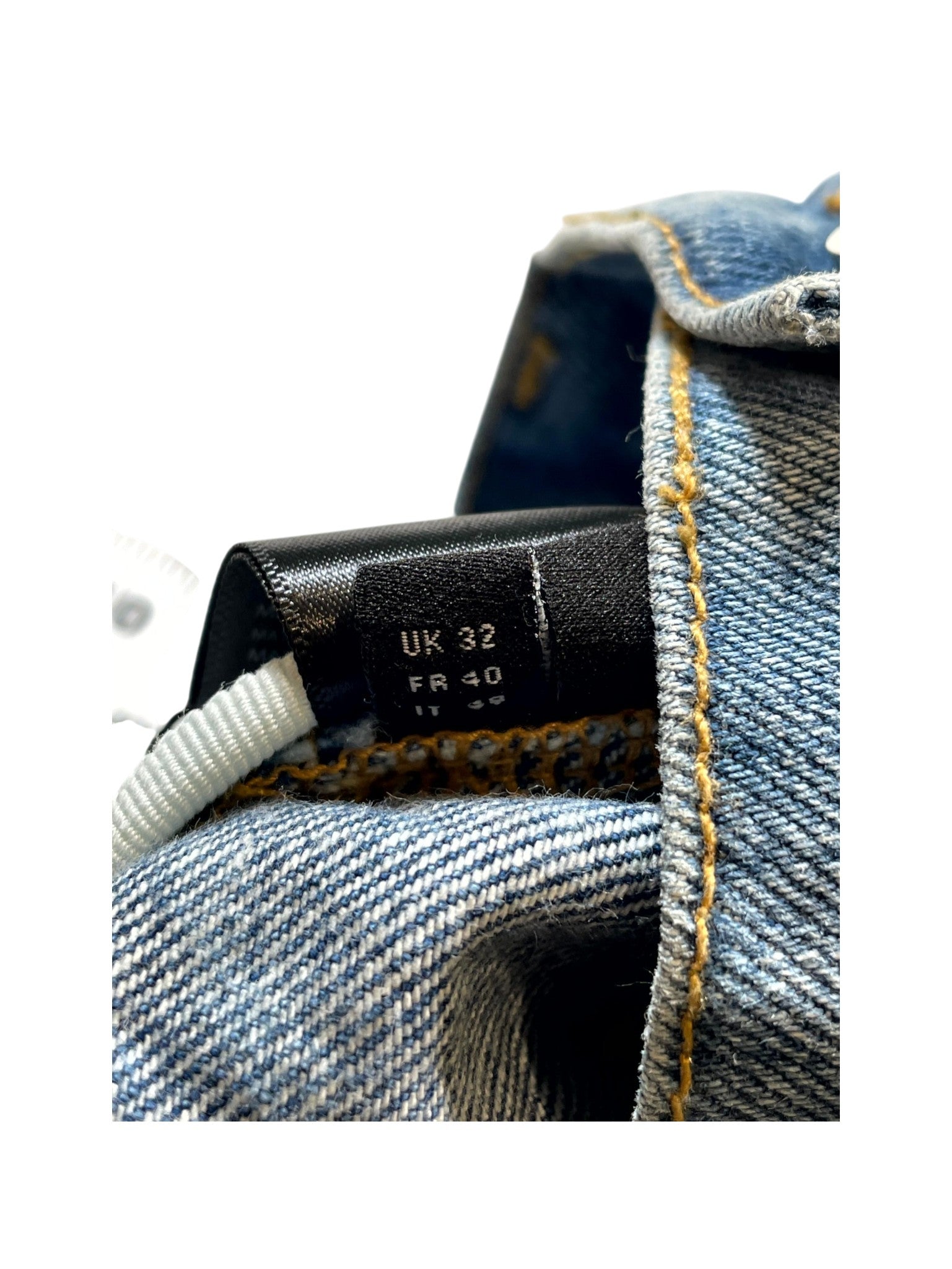 Amiri Straight Leg Denim Light Wash Jeans