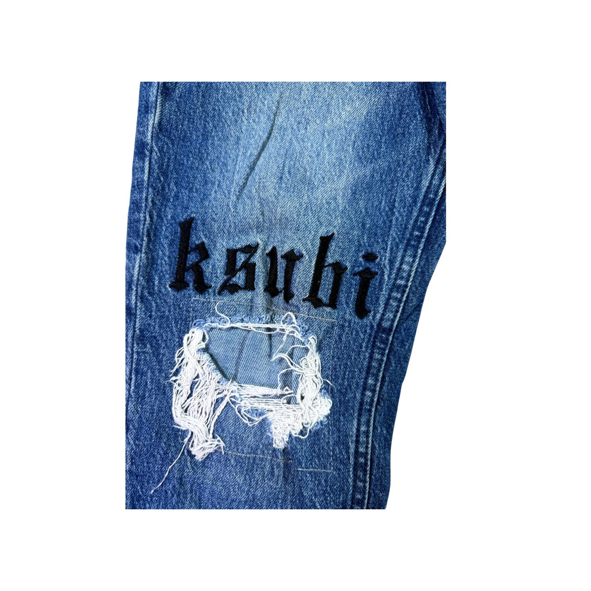 Ksubi Ripped (Laundry) Navy Jeans
