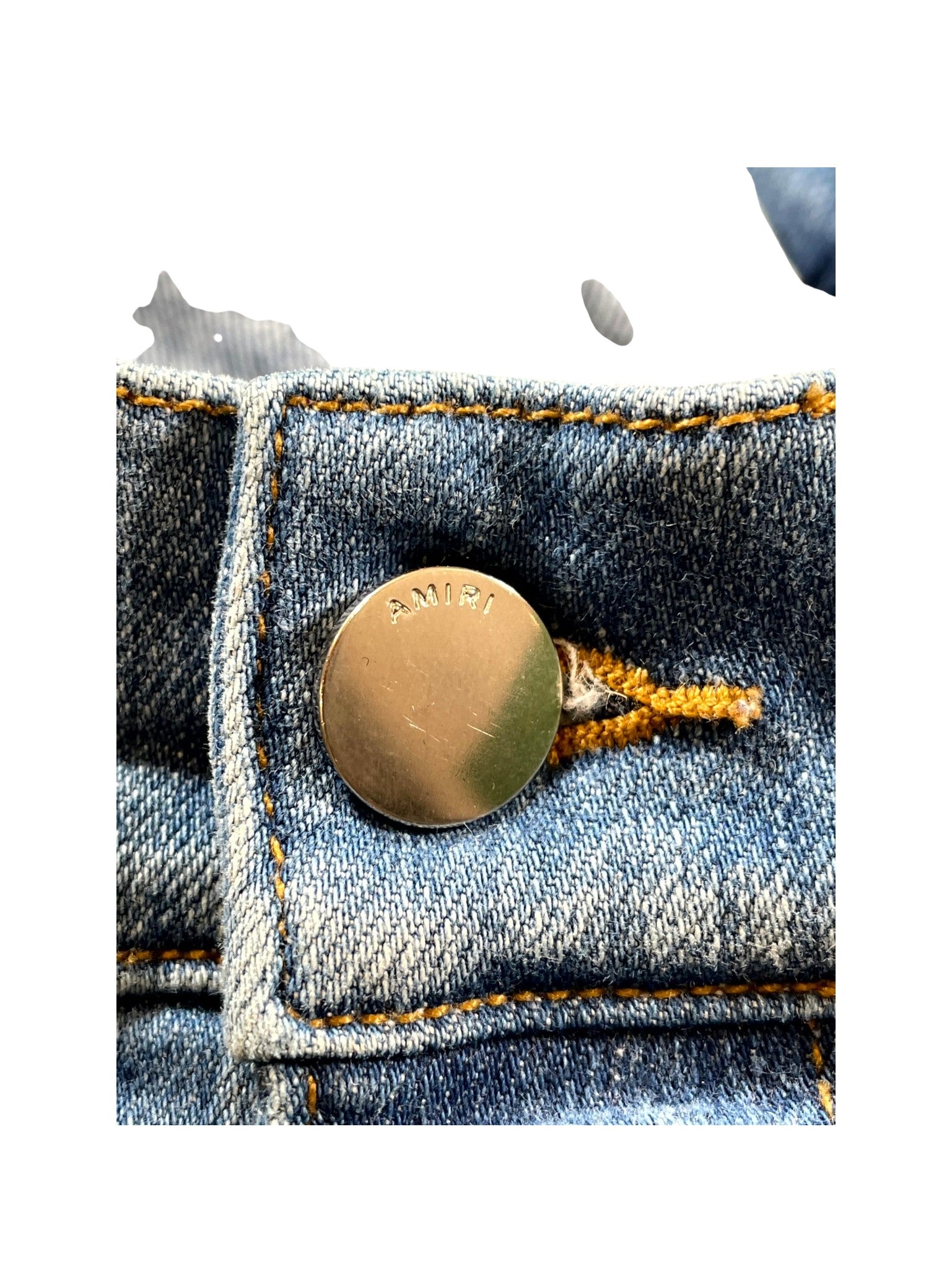 Amiri MX1 Hawaiian Patch Light Wash Jeans